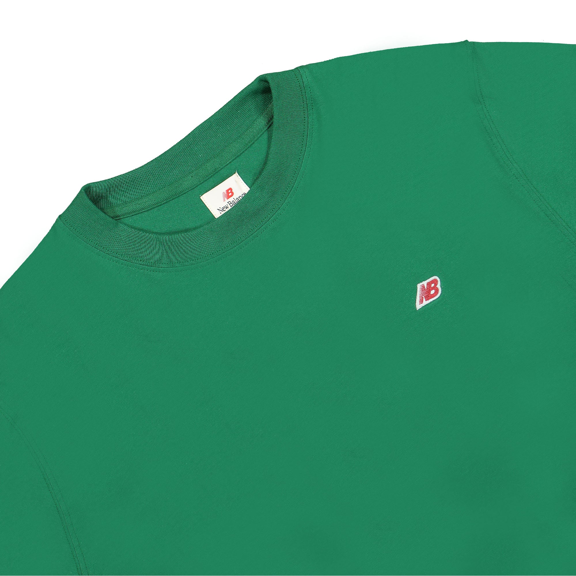 New Balance Made In USA Core LS Tee Classic Pine Longsleeves Close-up | Overkill