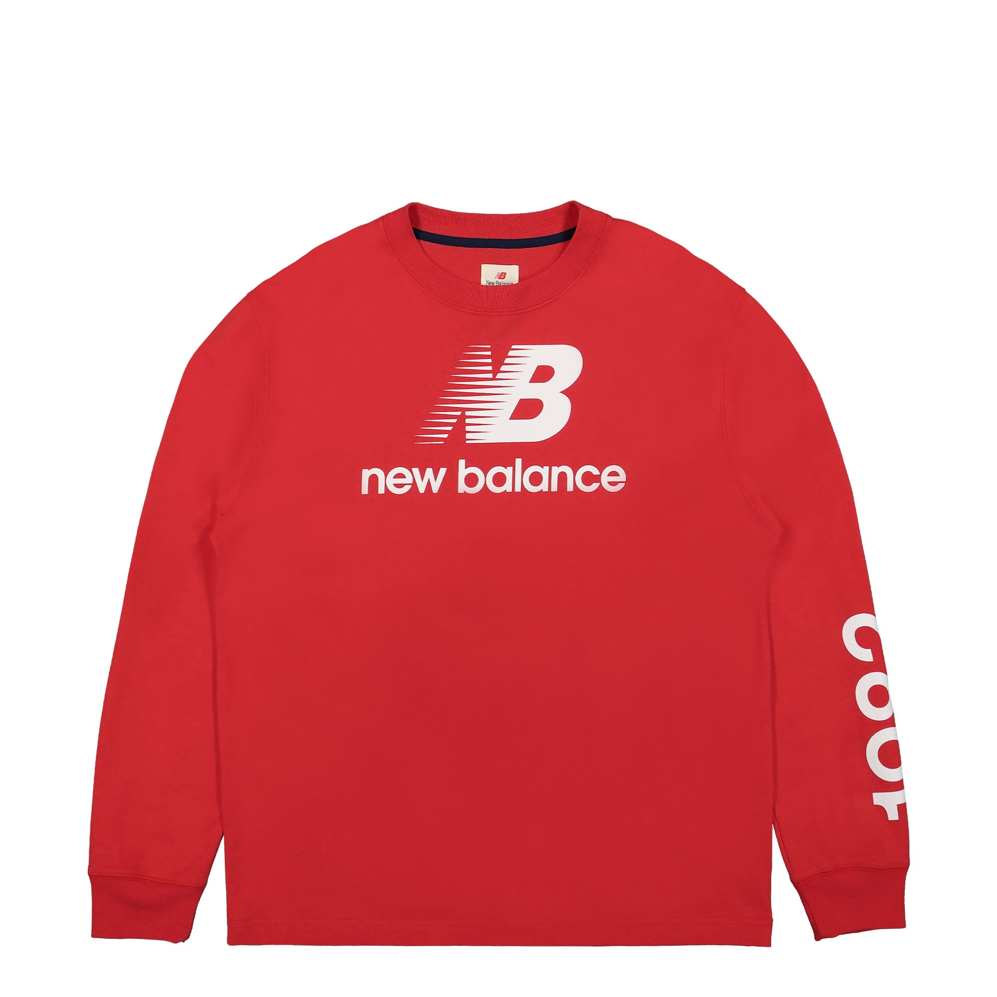 New Balance Made In USA Heritage LS Tee Team Red Inline Longsleeves MT21548 / TRE | Overkill