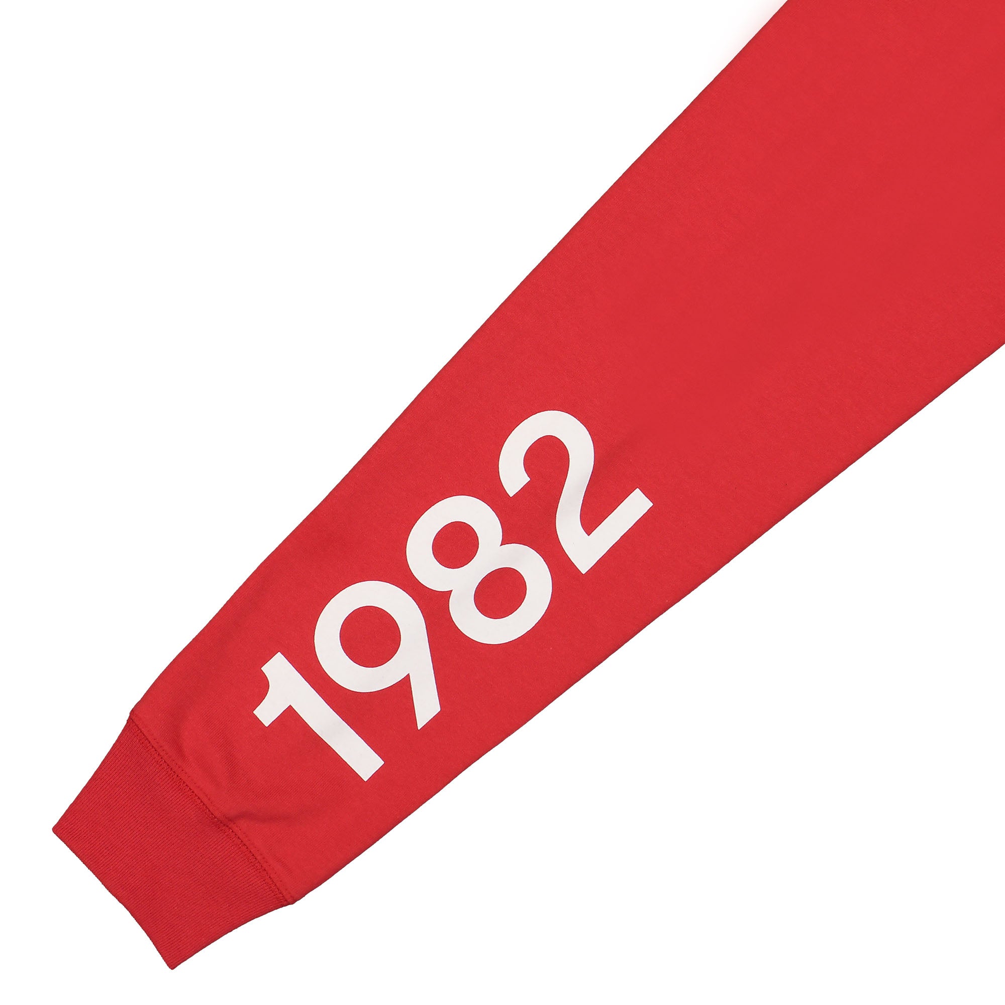 New Balance Made In USA Heritage LS Tee Team Red Inline Longsleeves Detailfoto | Overkill