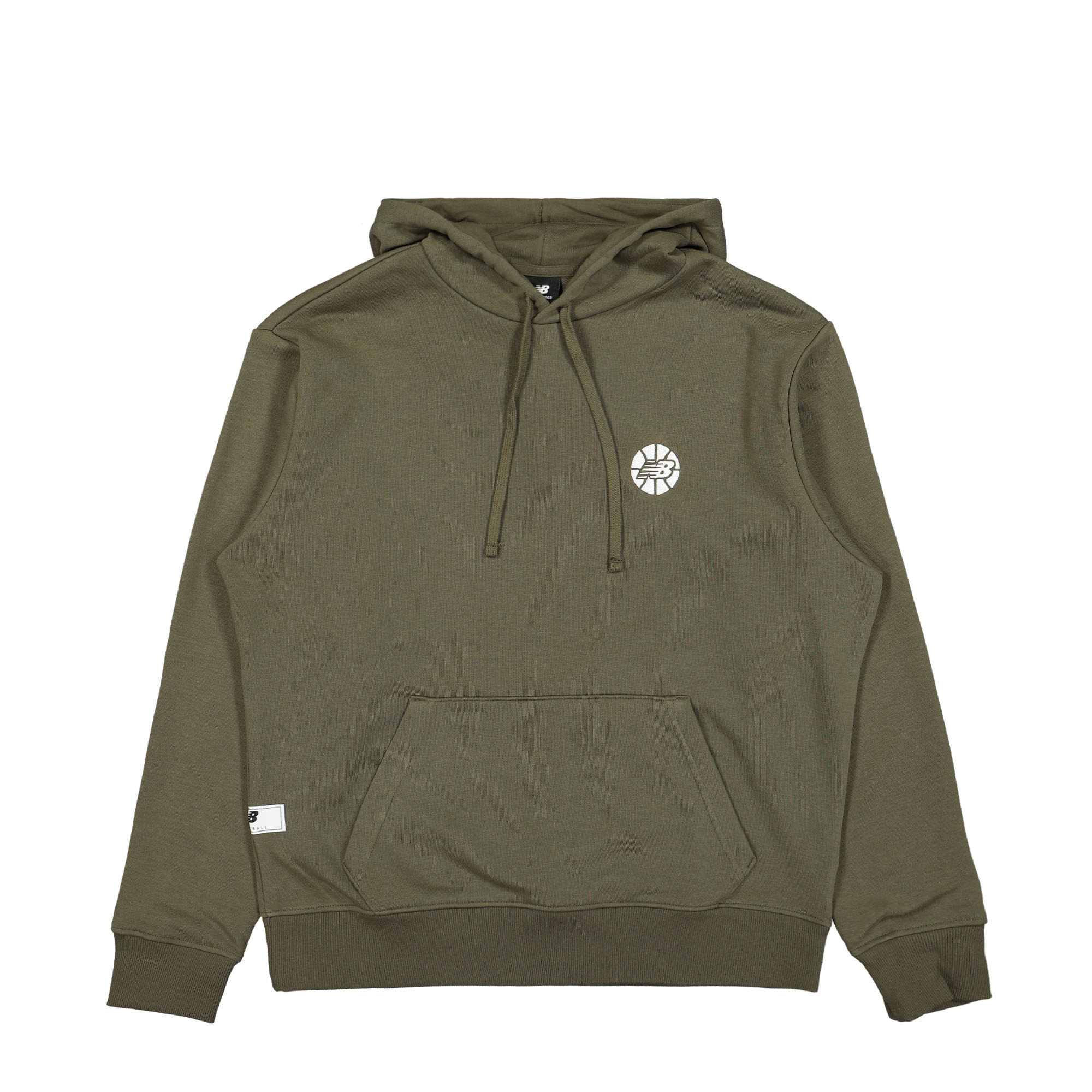 New Balance Hoops Fundamentals Hoodie Dark Moss Hoodies MT23581 / DMO | Overkill