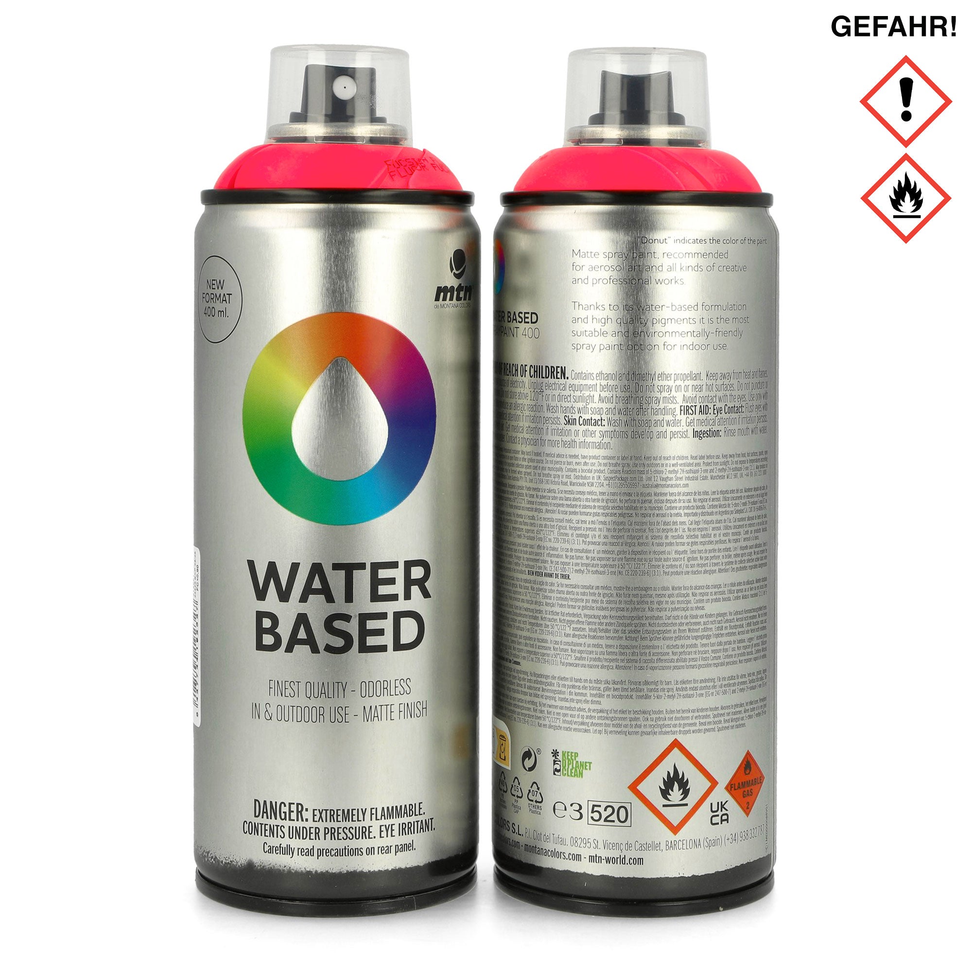 MTN Water Based Fluorescent 400 ml Cans MTN-WB-F-400 | Overkill