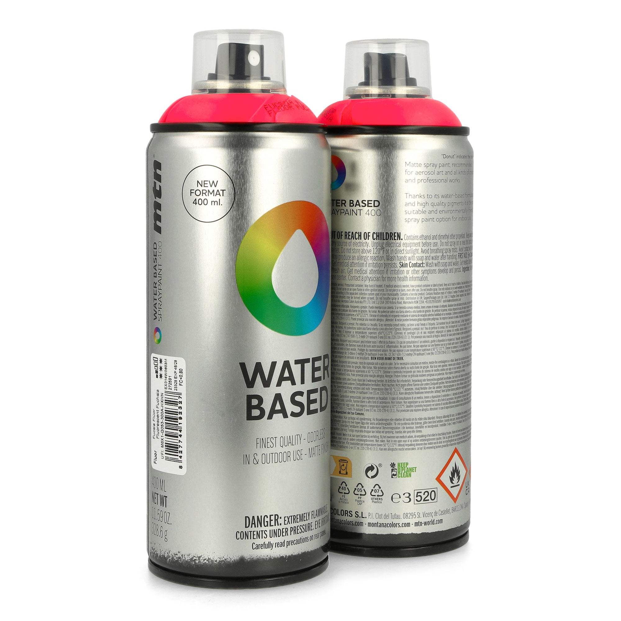 MTN Water Based Fluorescent 400 ml 0 Cans Material | Overkill