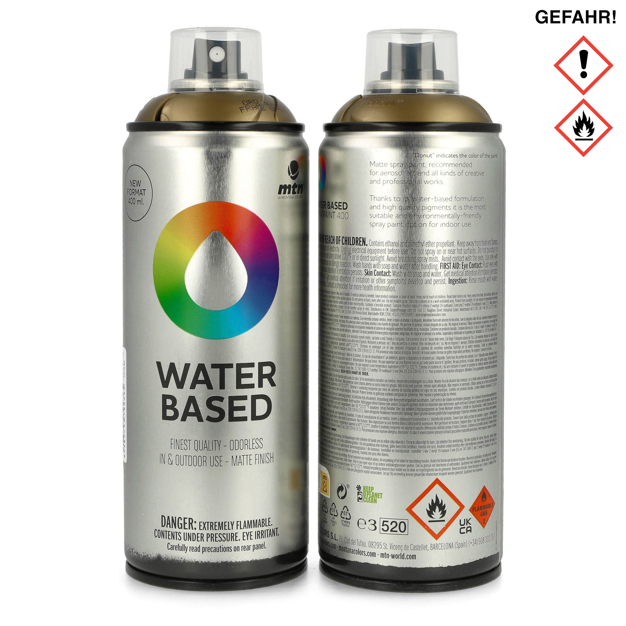 MTN Water Based Metallic 400 ml Cans MTN-WB-M-400 | Overkill