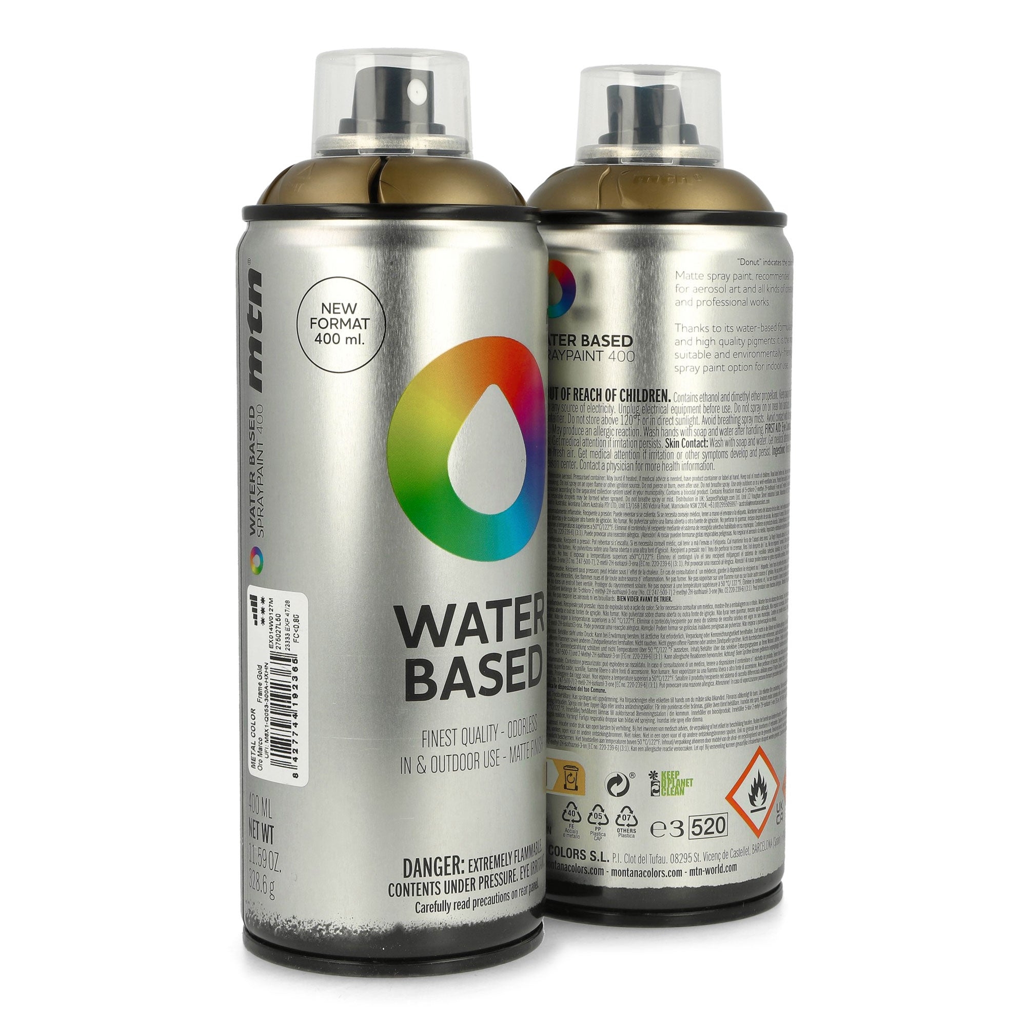 MTN Water Based Metallic 400 ml 0 Cans Material | Overkill