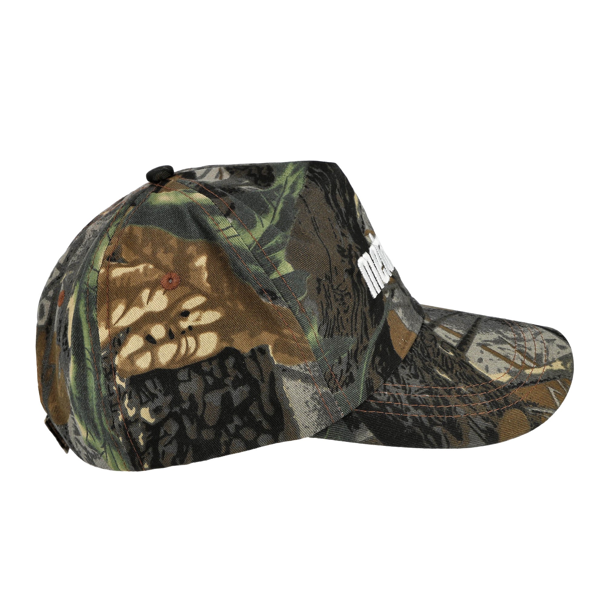 Metalwood Studio Metal Logo 5-Panel Real Leaf Camo Caps MWS25-01-10-RLC Detailfoto | Overkill