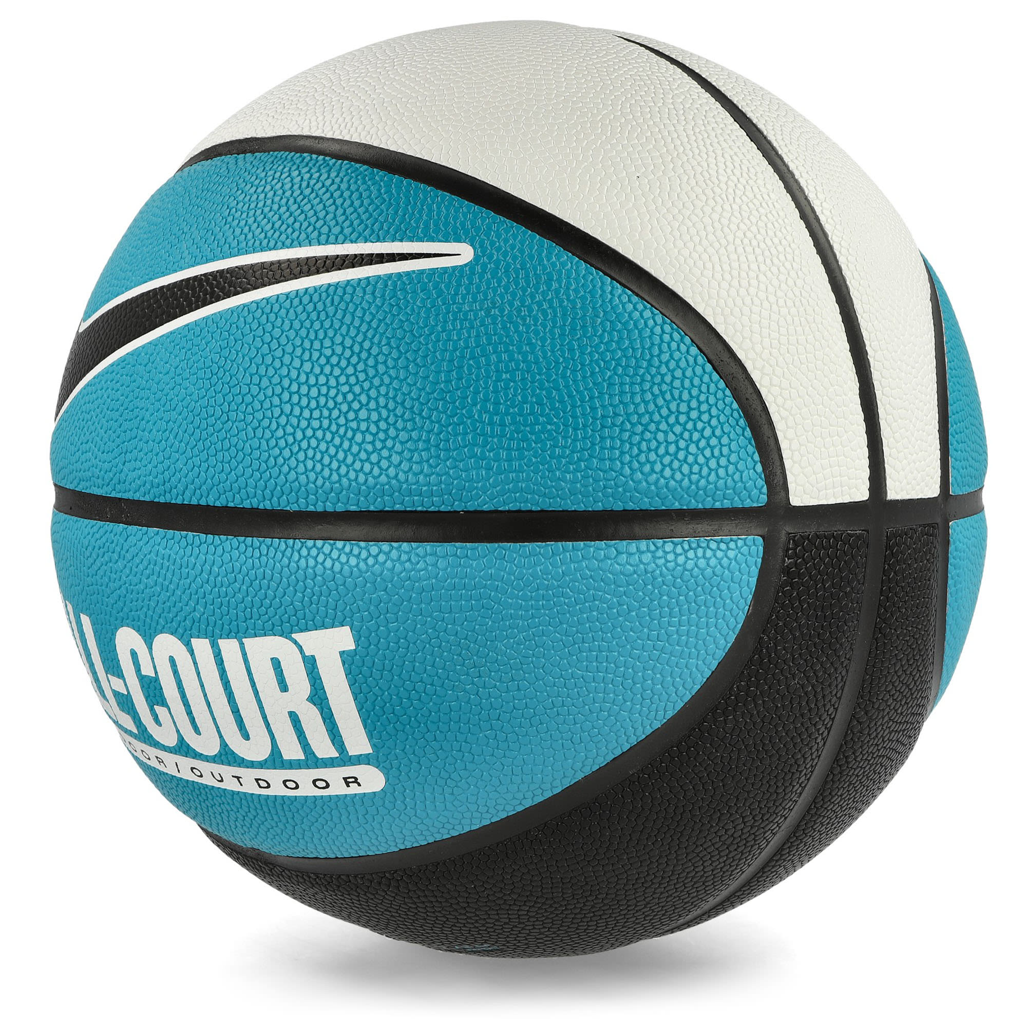 Nike Everyday All Court 8P Deflated White / Teal Nebula / Black / Black Basketballs N.100.4369.110.07 | Overkill