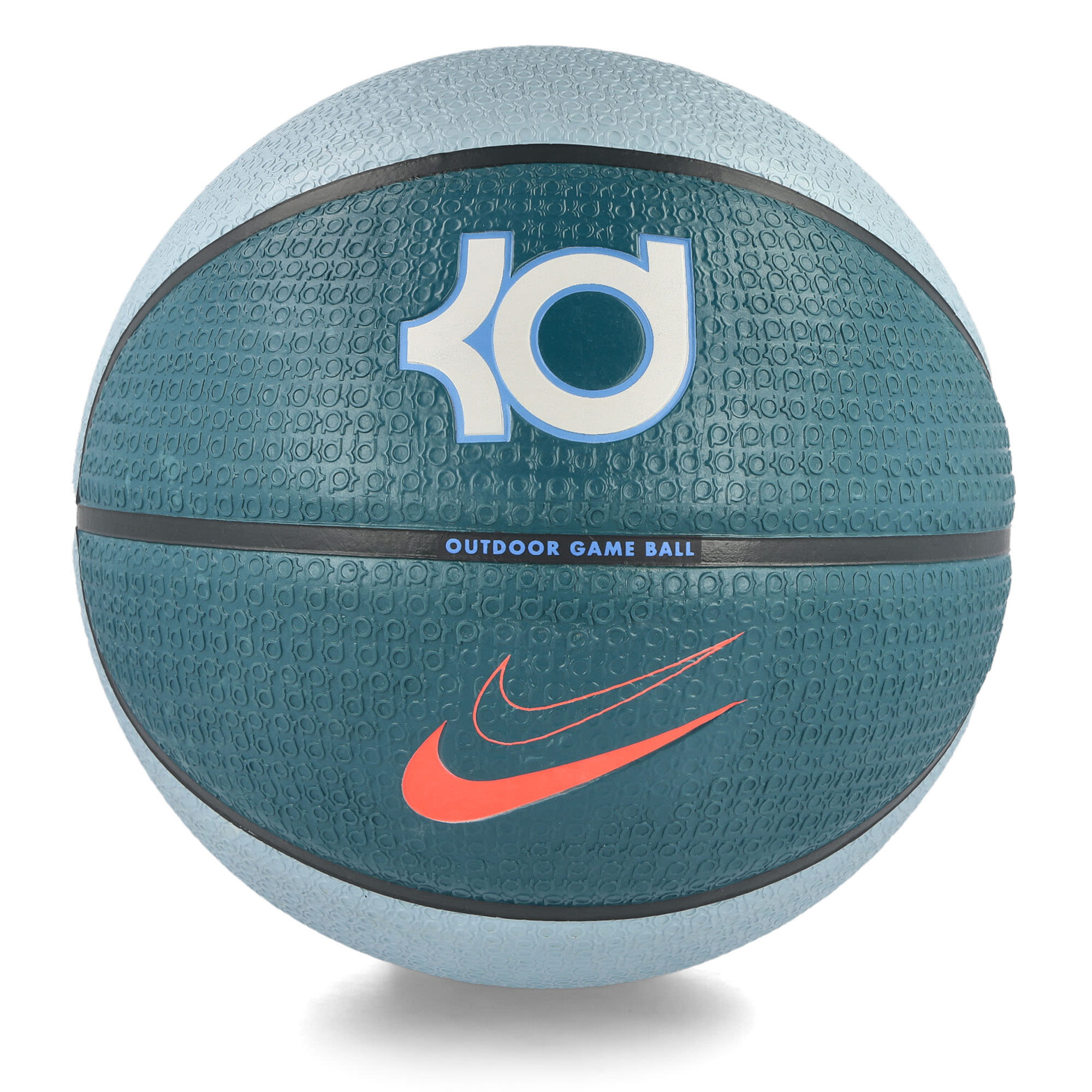 Nike Playground 2.0 8P Durant Basketball Ocean Bliss / Mineral Teal / Faded Spruce / Hot Punch Basketballs Close-up | Overkill