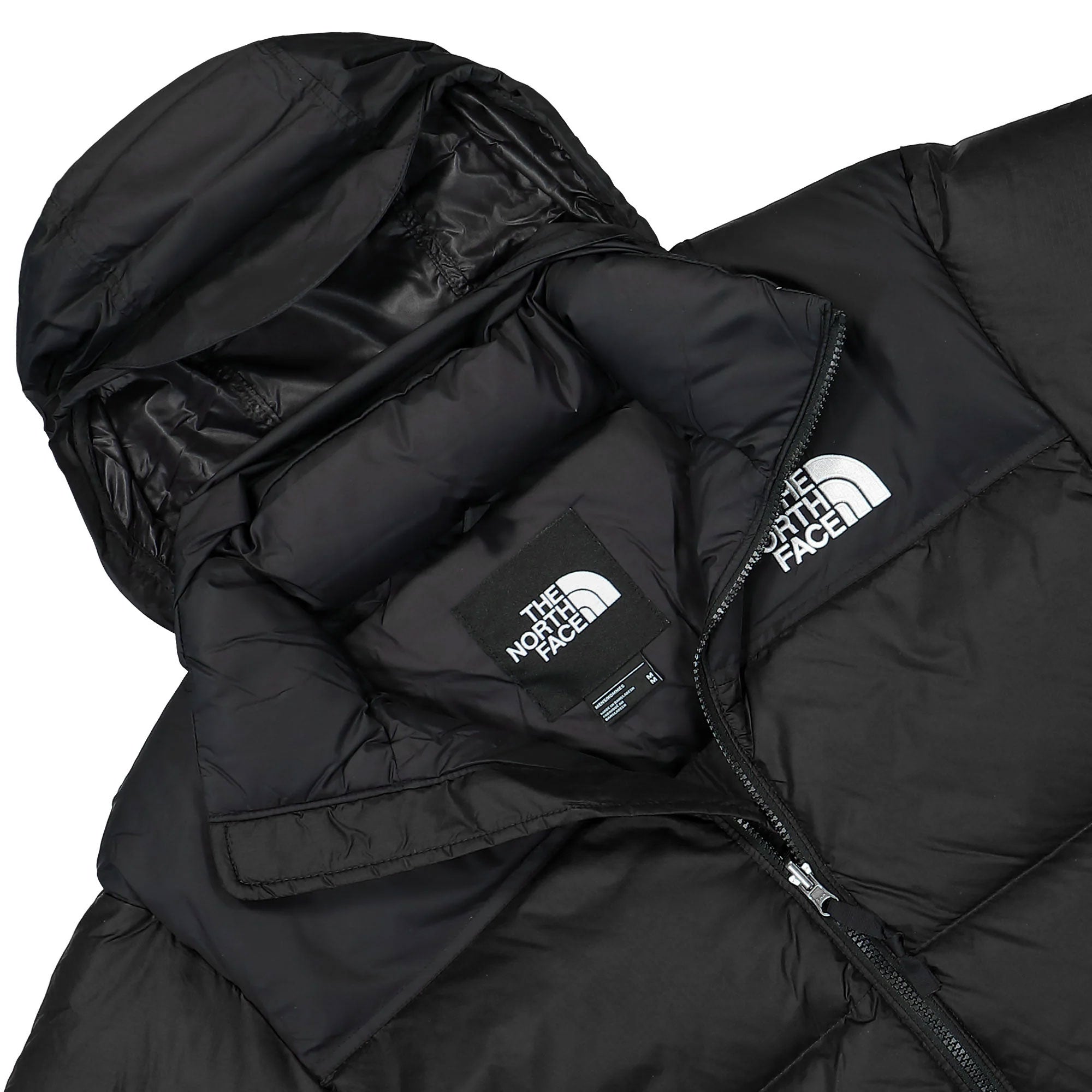 The North Face 1996 Retro Nuptse Jacket TNF Black Puffer Jackets Close-up | Overkill