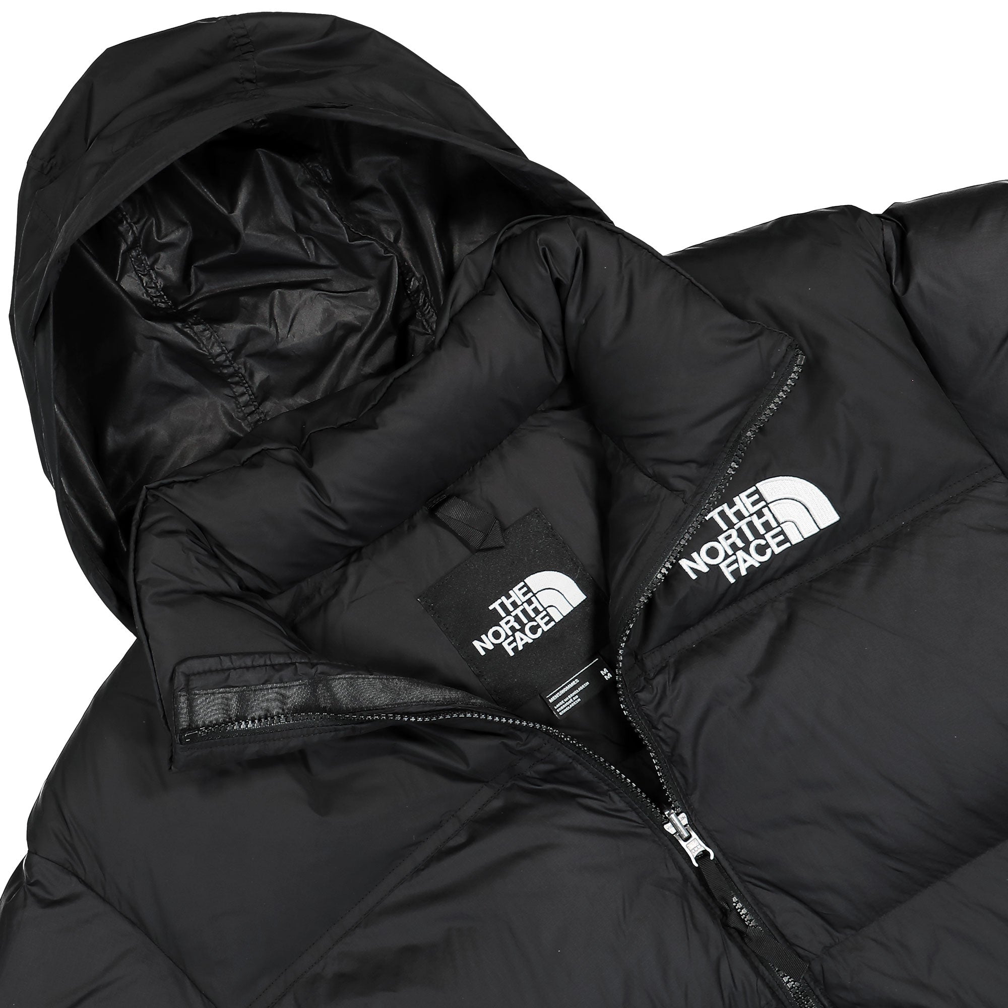 The North Face 1996 Retro Nuptse Jacket TNF Black / NPF Puffer Jackets Close-up | Overkill