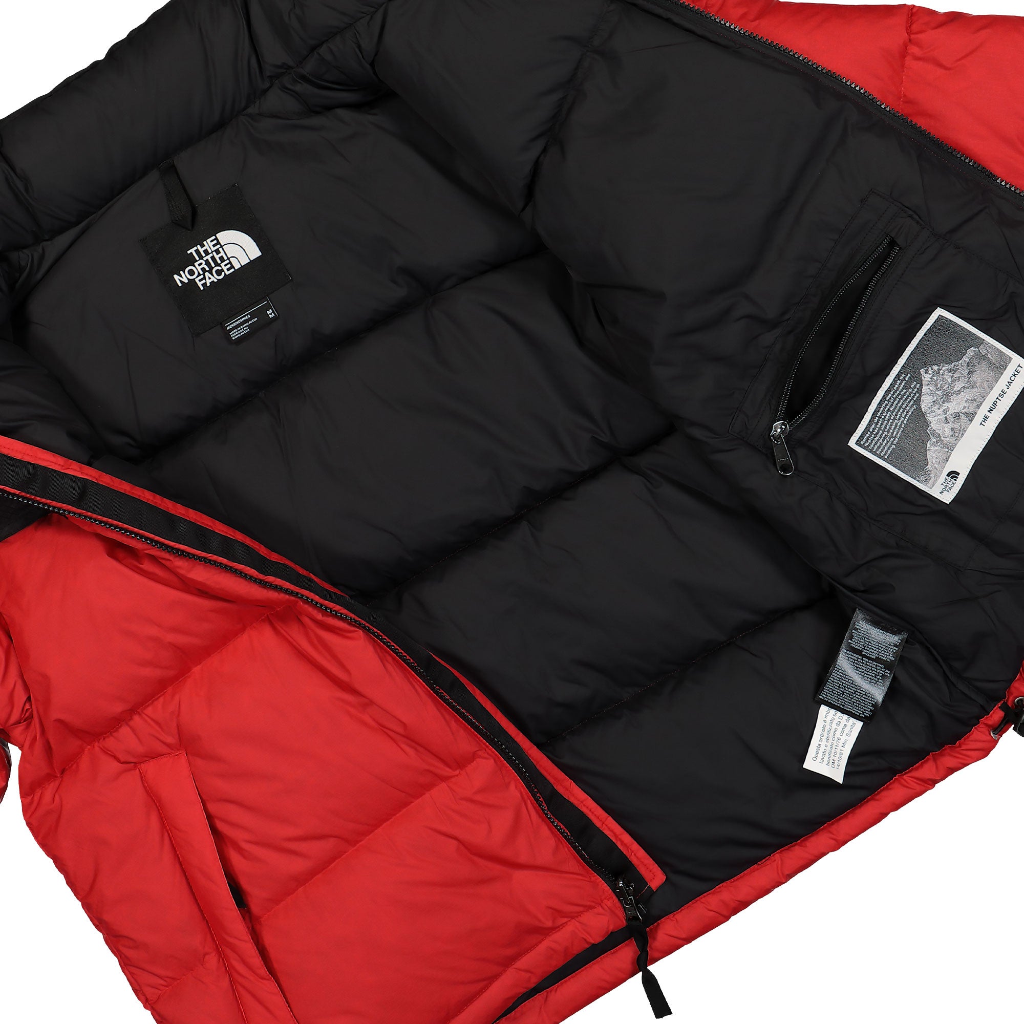 The North Face 1996 Retro Nuptse Jacket TNF Red / TNF Black Puffer Jackets Detail view 2 | Overkill