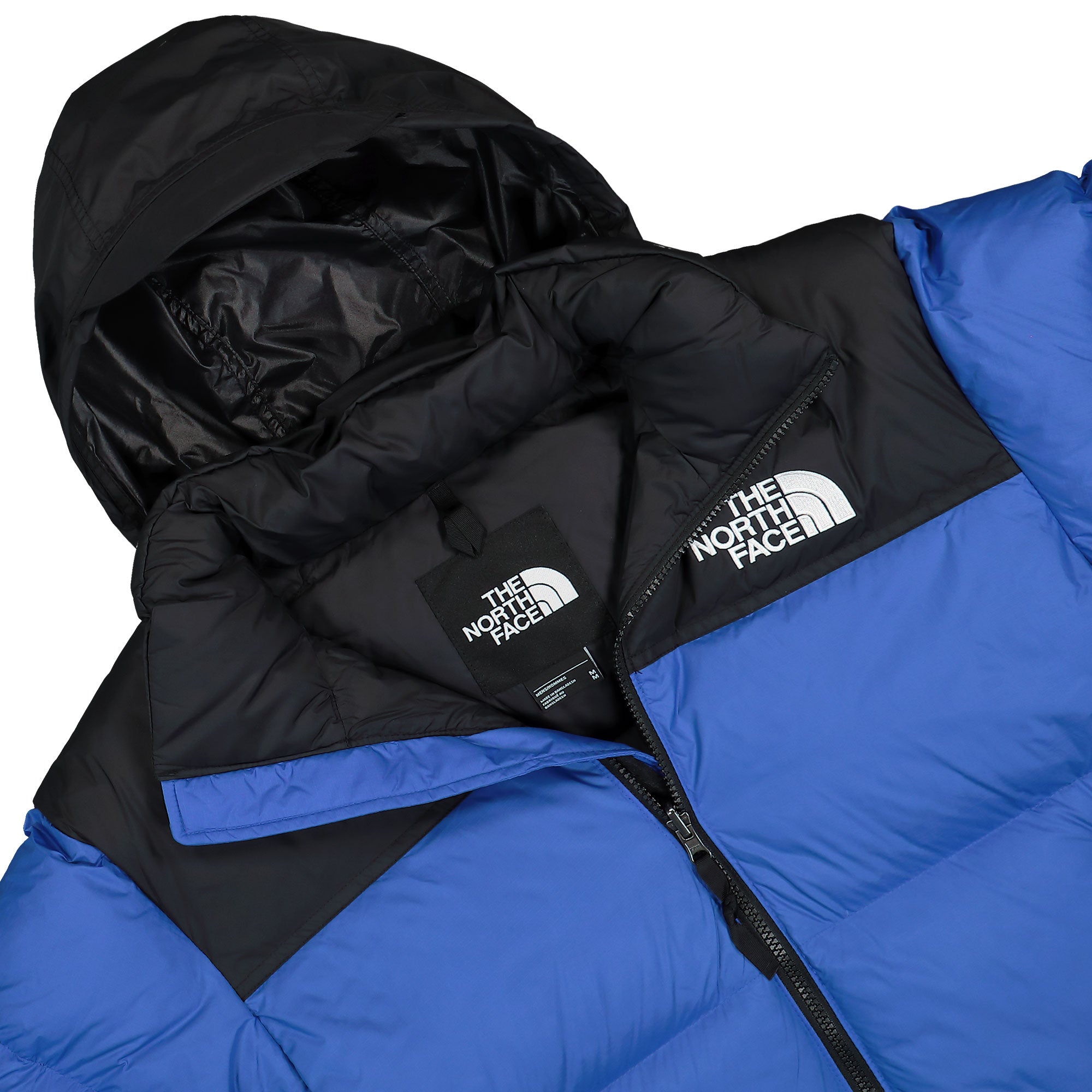 The North Face 1996 Retro Nuptse Jacket TNF Blue Puffer Jackets Close-up | Overkill