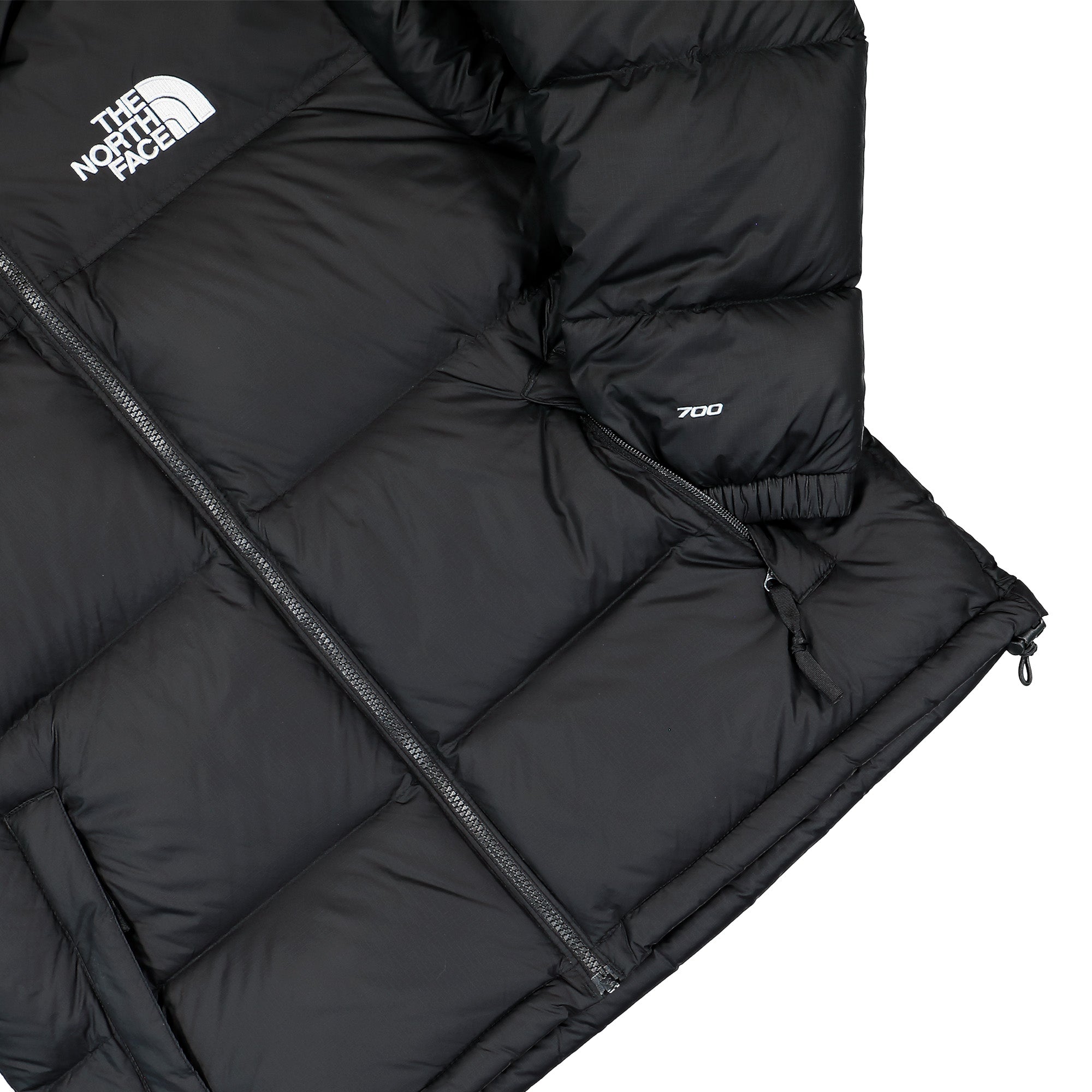 The North Face 1996 Retro Nuptse Jacket TNF Black Puffer Jacket NF0A3C8DGOE100 Detail View 1 | Overkill