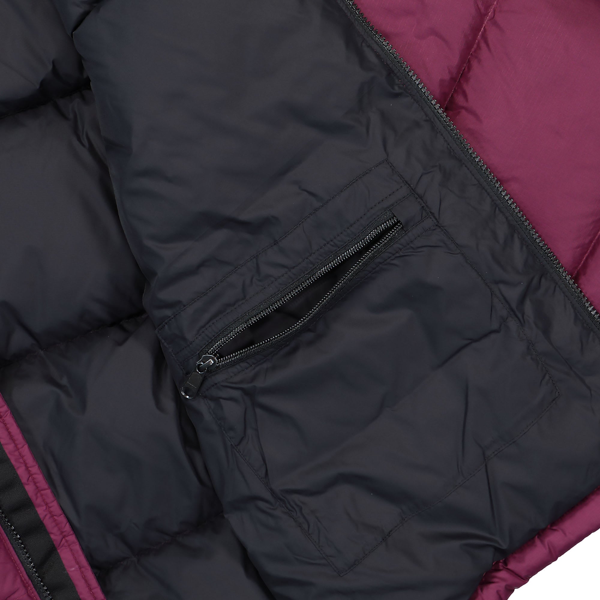 The North Face 1996 Retro Nuptse Jacket Boysenberry / TNF Black Puffer Jackets Detail view 1 | Overkill