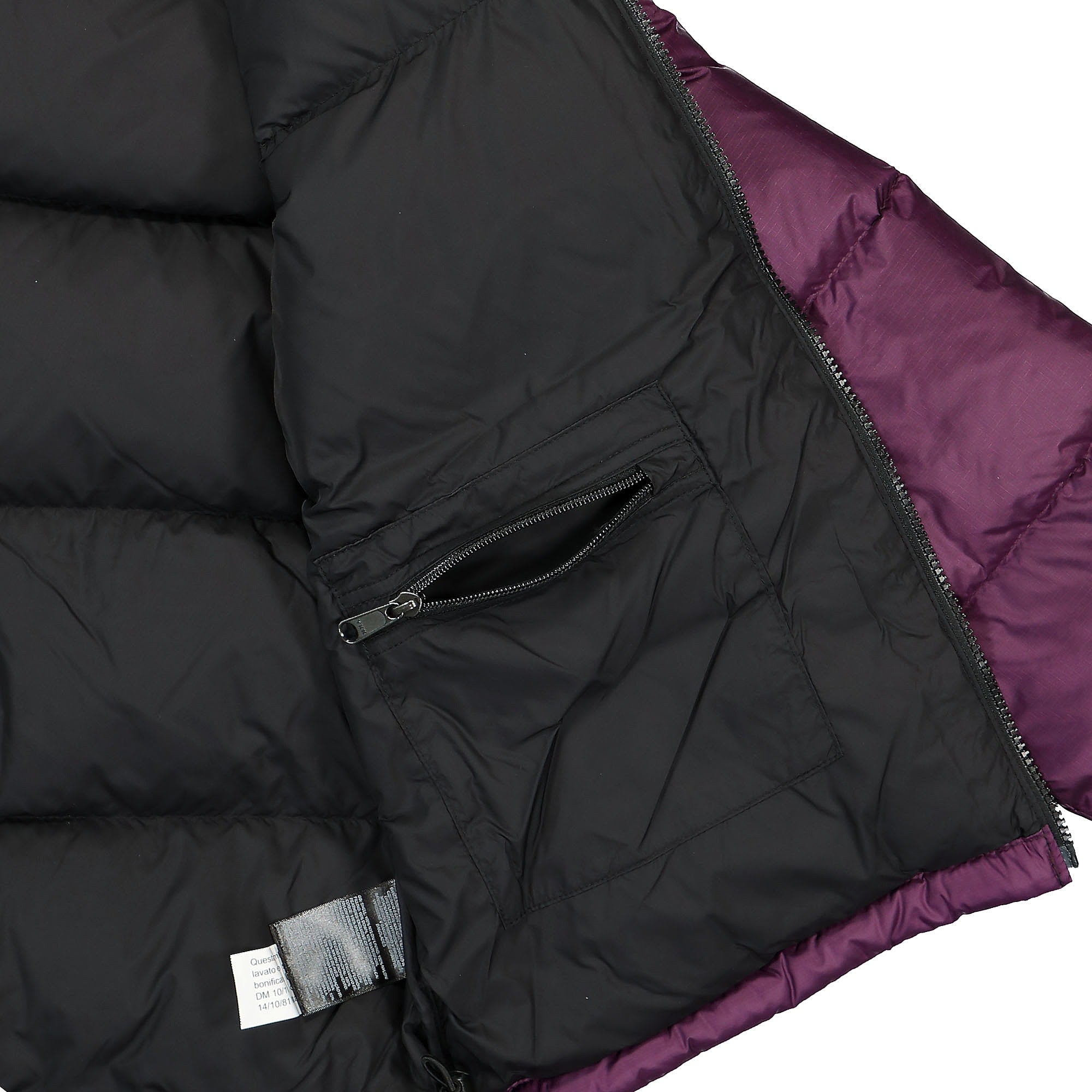 The North Face W 1996 Retro Nuptse Jacket Black Currant Puffer Jackets Detail view 1 | Overkill