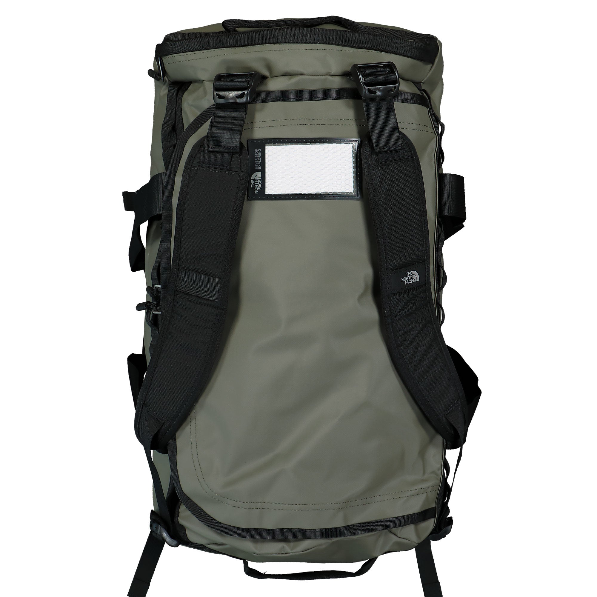 The North Face Base Camp Duffel Bag - M New Taupe Green / TNF Black Duffle Bags Close-up | Overkill