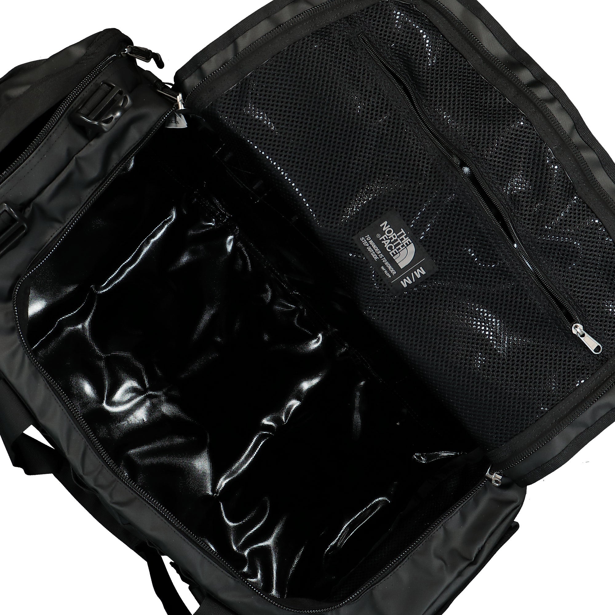 The North Face Base Camp Duffel Bag - M TNF Black / TNF White / NPF Duffle Bags Detail view 2 | Overkill