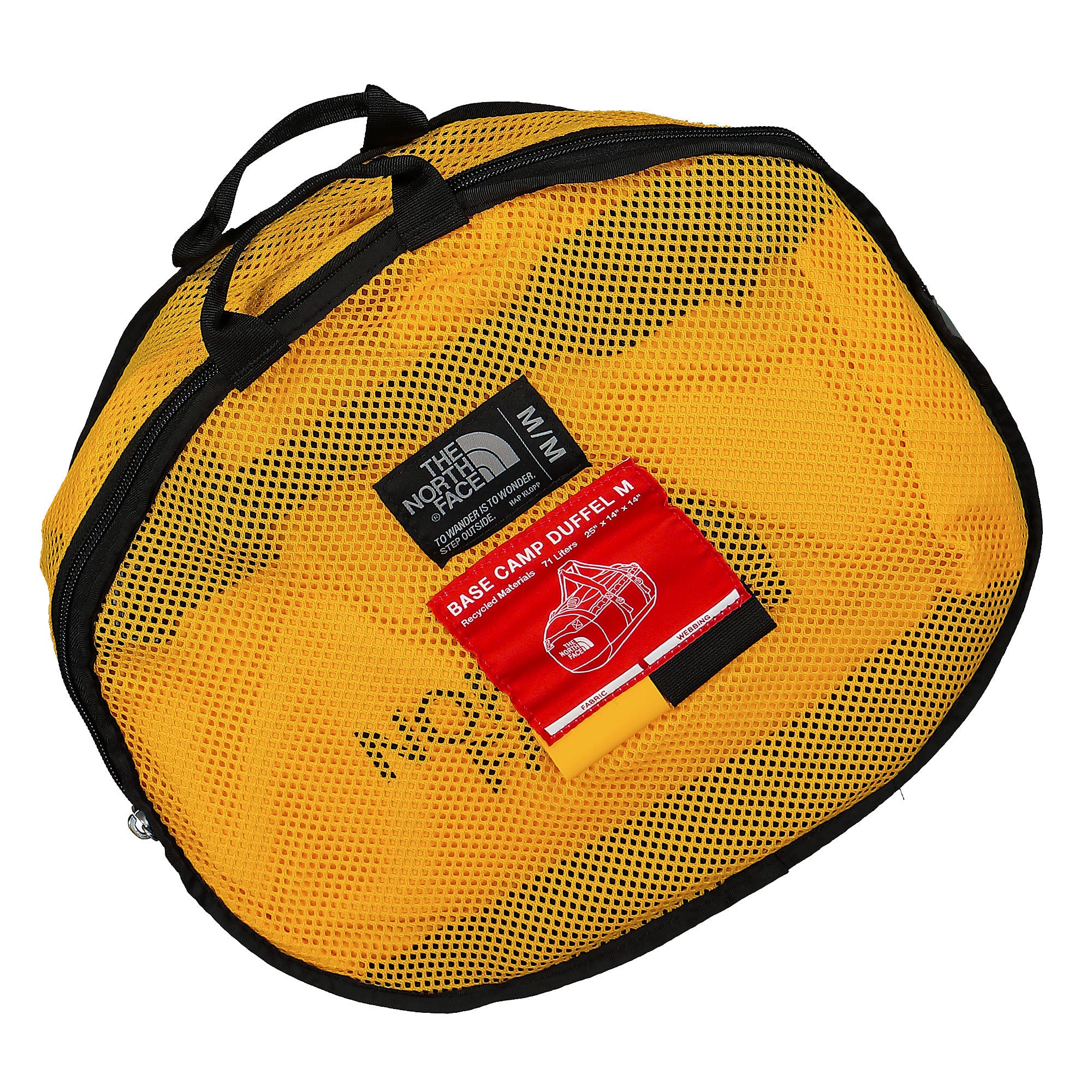 The North Face Base Camp Duffel Bag - M Summit Gold / TNF Black Duffle Bags Detail view 4 | Overkill