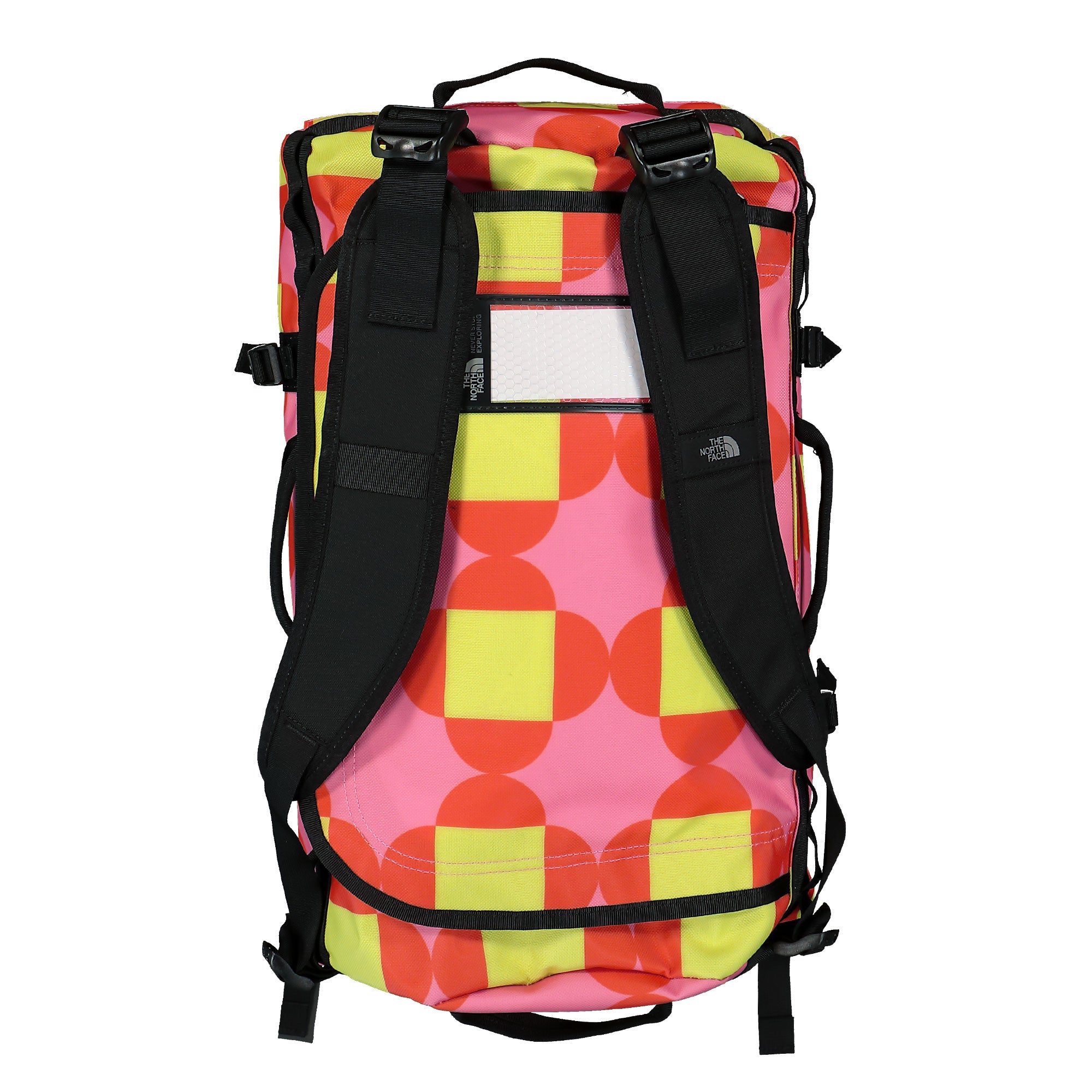 The North Face Base Camp Duffel Bag - S Gamma Pink Lets Blossom Duffle Bags Close-up | Overkill