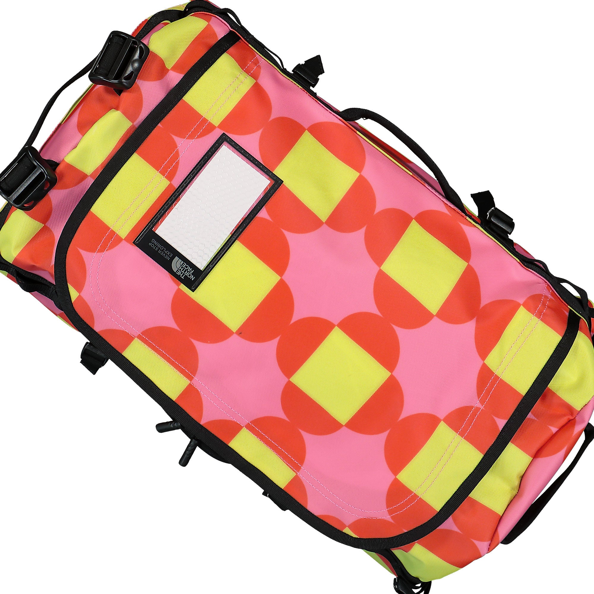 The North Face Base Camp Duffel Bag - S Gamma Pink Lets Blossom Duffle Bags Detail view 2 | Overkill
