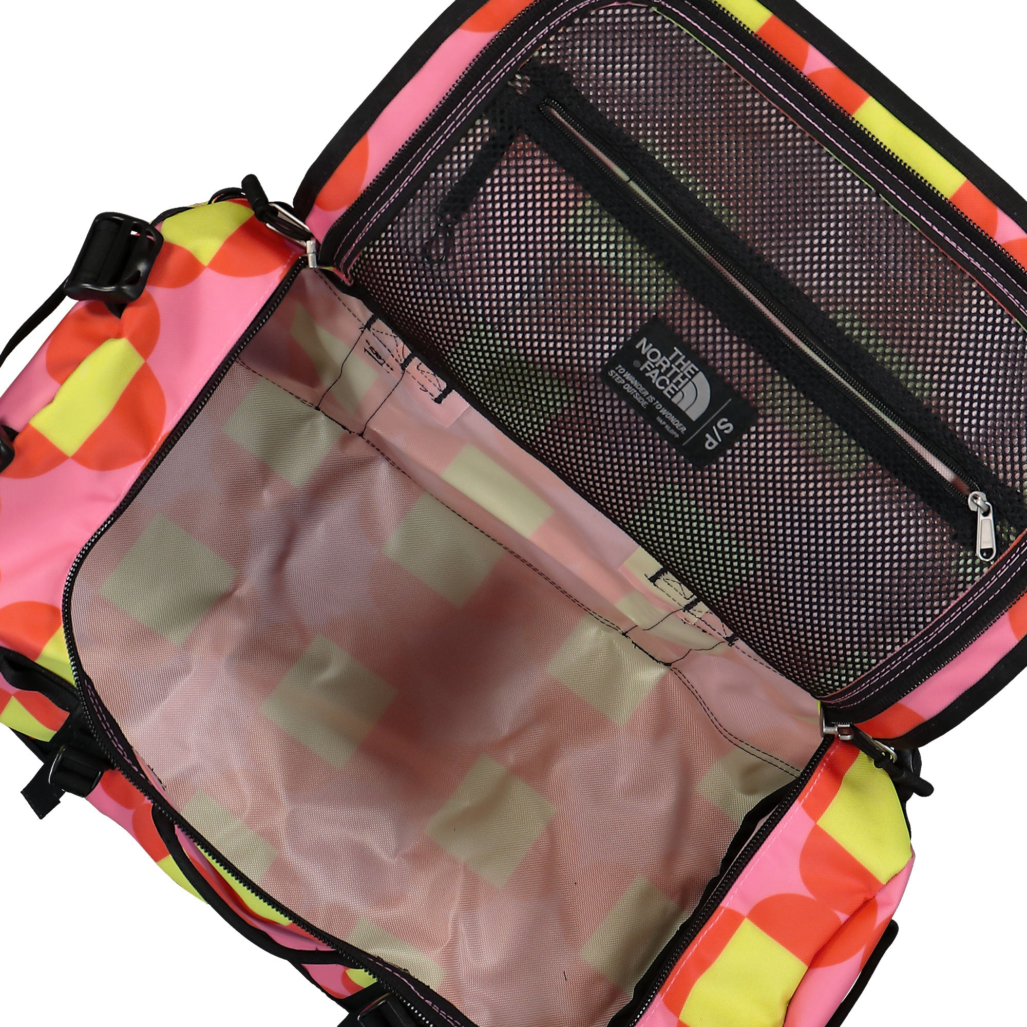 The North Face Base Camp Duffel Bag - S Gamma Pink Lets Blossom Duffle Bags Detail view 3 | Overkill