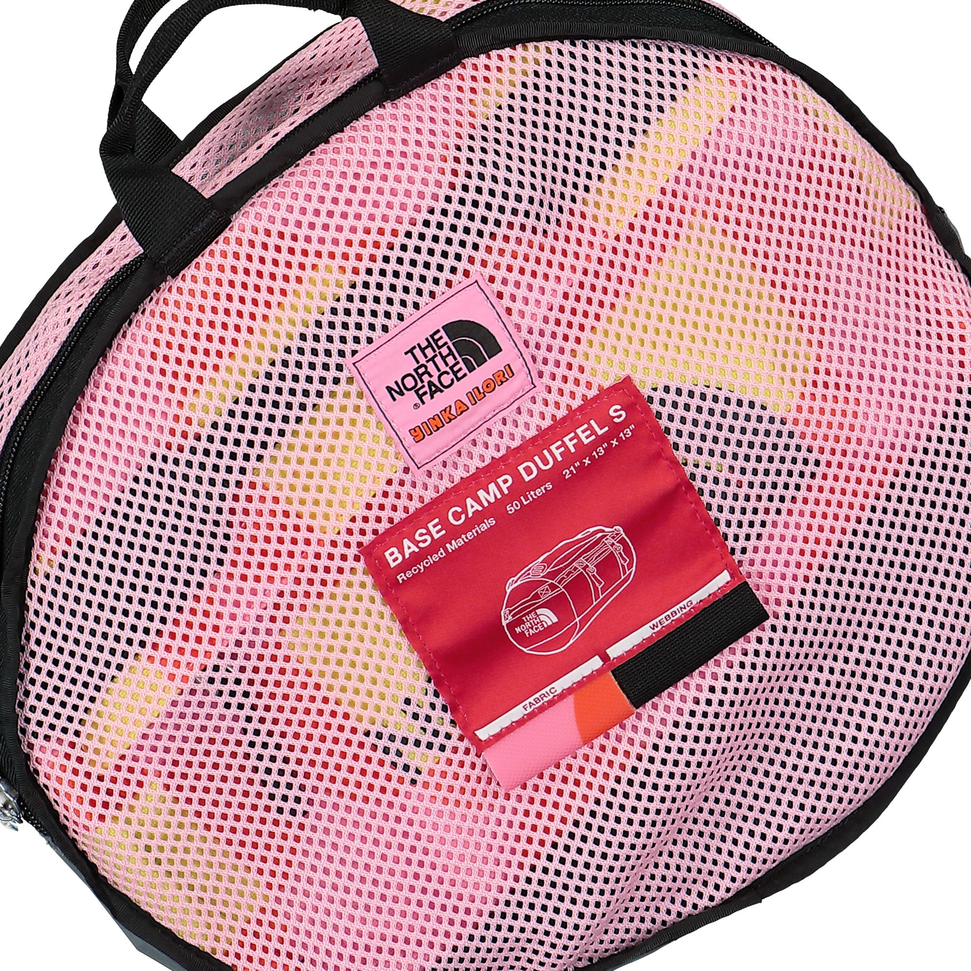 The North Face Base Camp Duffel Bag - S Gamma Pink Lets Blossom Duffle Bags Detail view 4 | Overkill