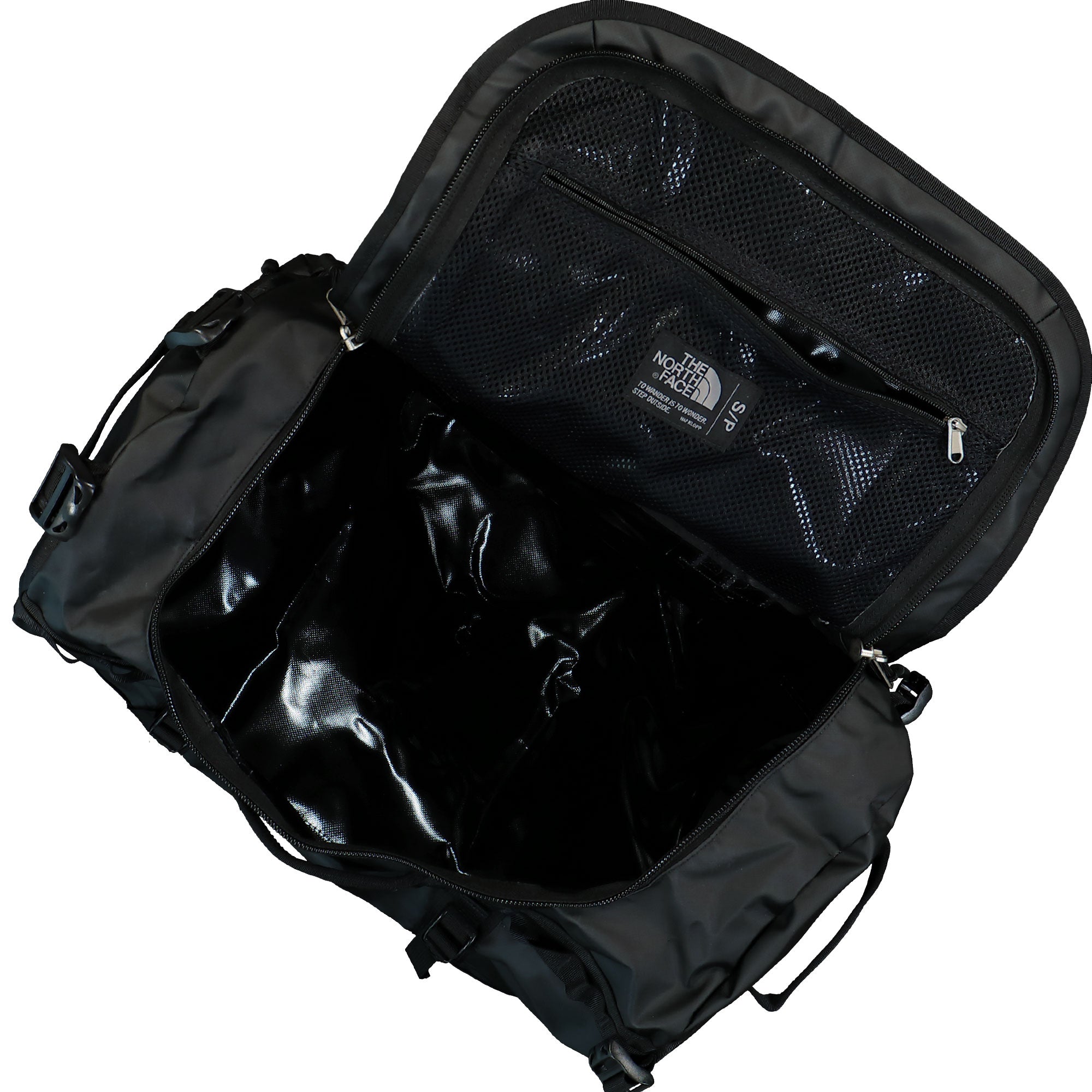The North Face Base Camp Duffel Bag - S TNF Black / TNF White / NPF Duffle Bags Detail view 3 | Overkill