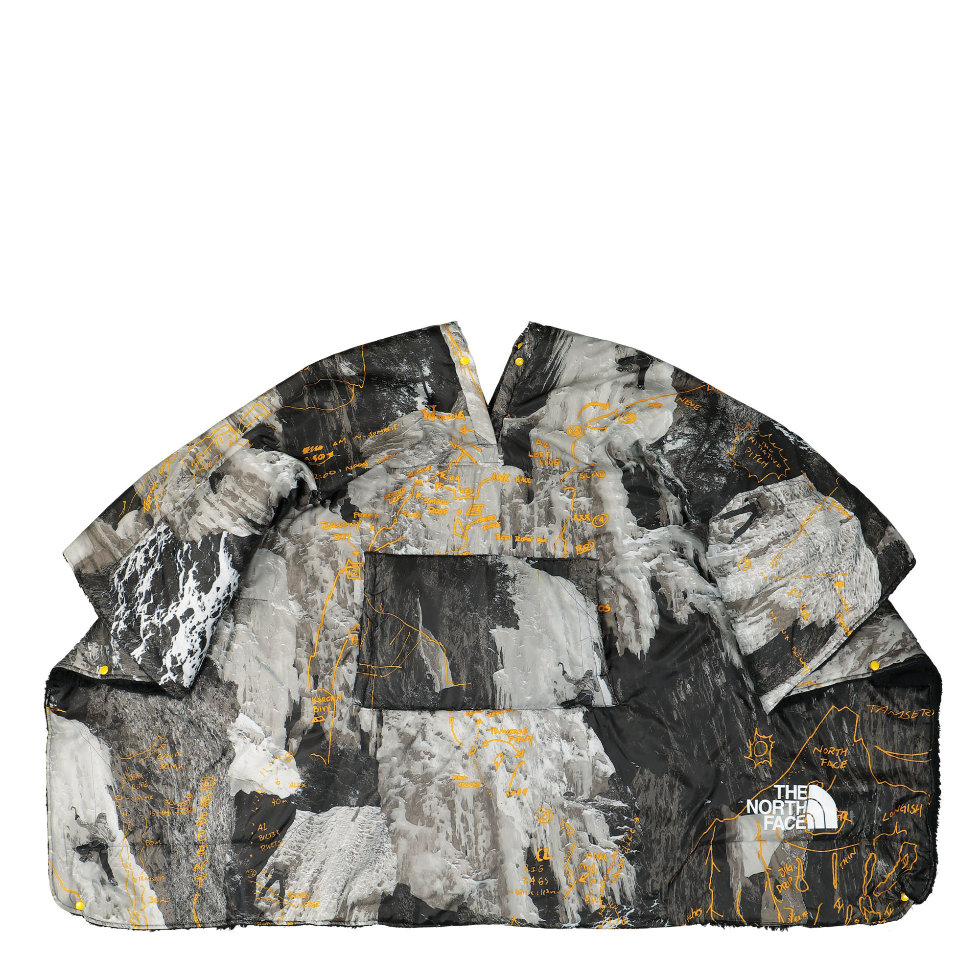 The North Face Wawona Fuzzy Blanket Falcon Brown Conrads Notes Print Blankets NF0A52US03X | Overkill