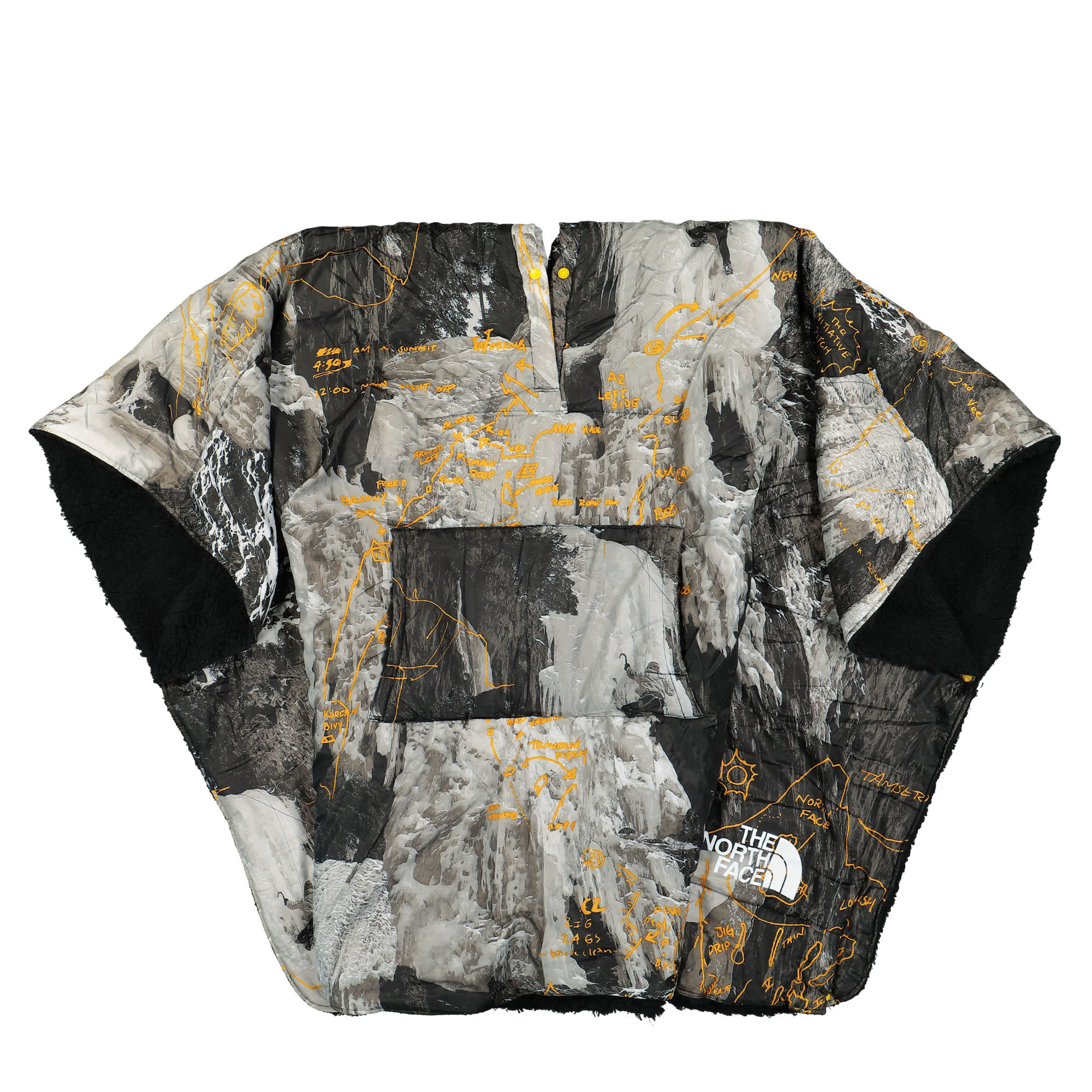 The North Face Wawona Fuzzy Blanket Falcon Brown Conrads Notes Print Blankets Detailfoto | Overkill