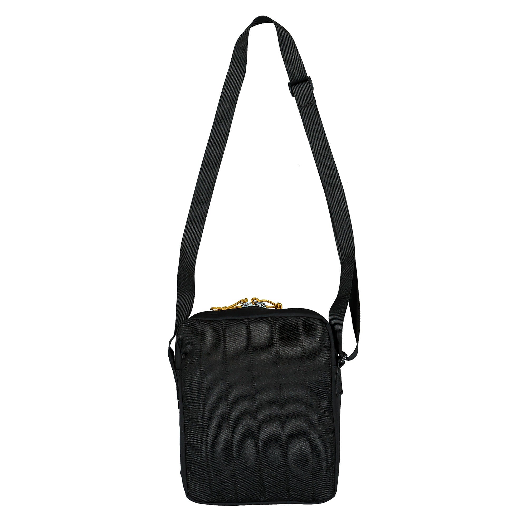 The North Face Berkeley Crossbody Bag TNF Black / Mineral Gold Shoulder & Cross Body Bags Close-up | Overkill