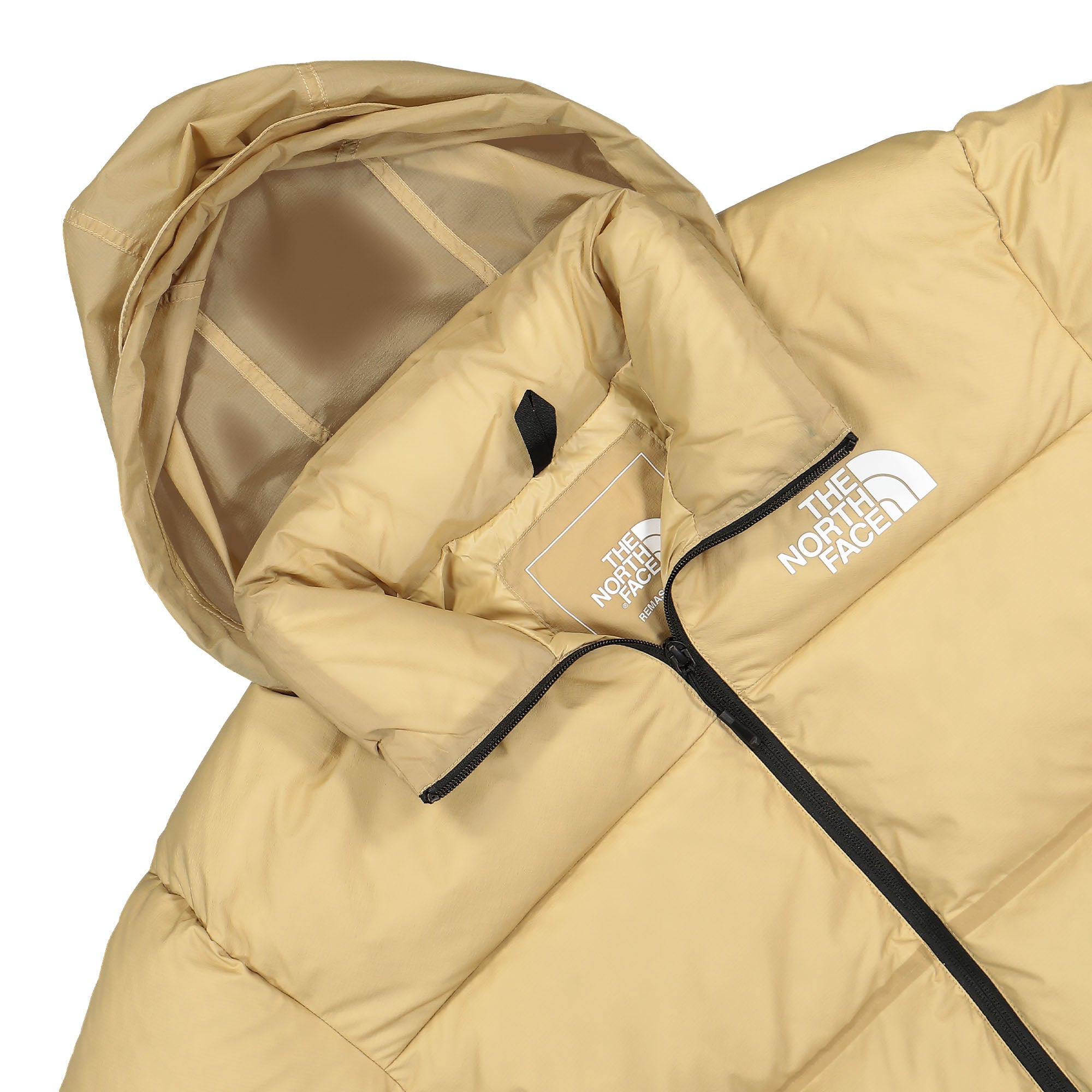The North Face M Rmst Nuptse Jacket Khaki Stone Puffer Jackets Close-up | Overkill