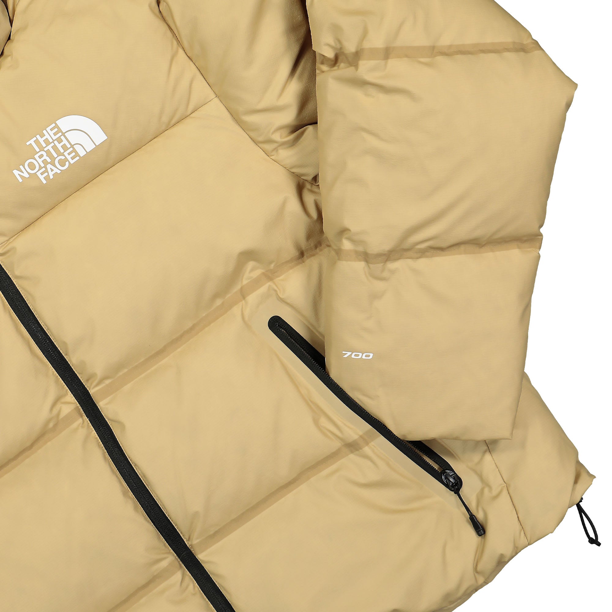 The North Face M Rmst Nuptse Jacket Khaki Stone Puffer Jackets Detailfoto | Overkill
