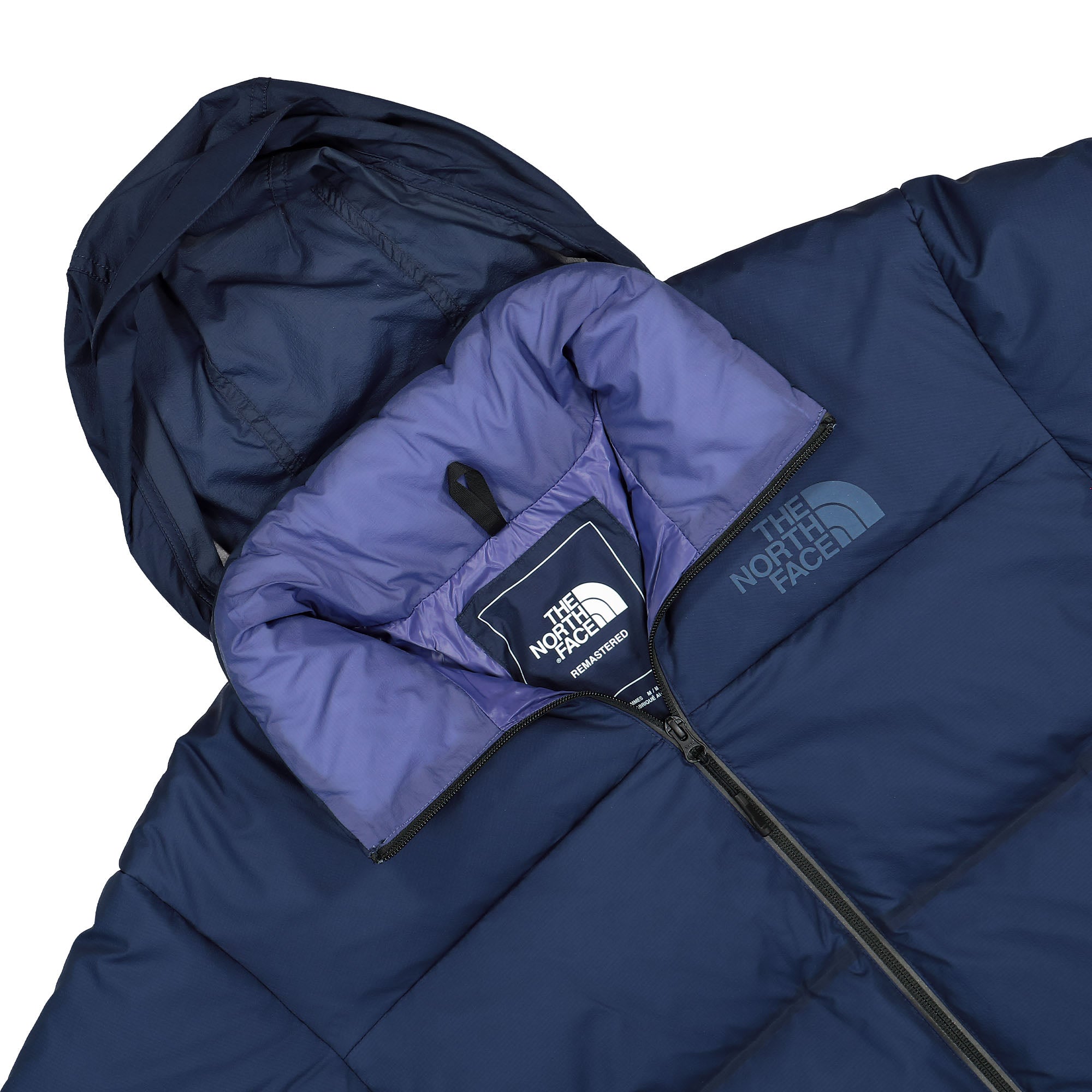 The North Face Rmst Nuptse Jacket Summit Navy / Silver Reflective Jackets Close-up | Overkill