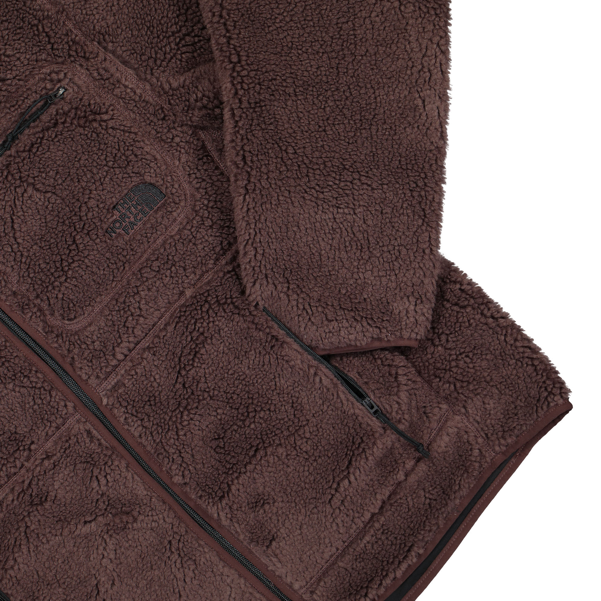 The North Face Extreme Pile Fleece Jacket Coal Brown Fleece Jackets Detailfoto | Overkill