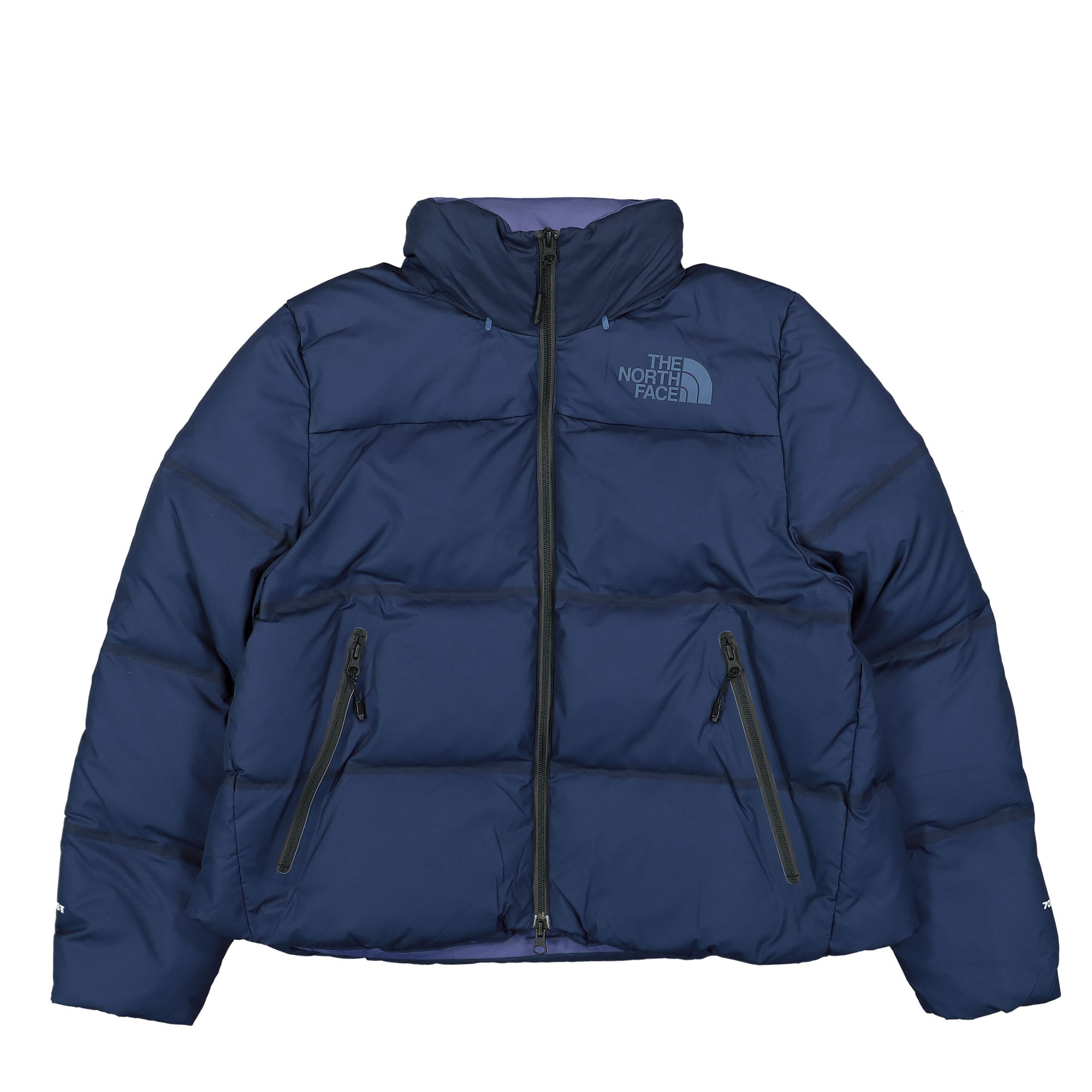 The North Face W Rmst Nuptse Jacket Summit Navy / Silver Reflective Puffer Jackets Material | Overkill
