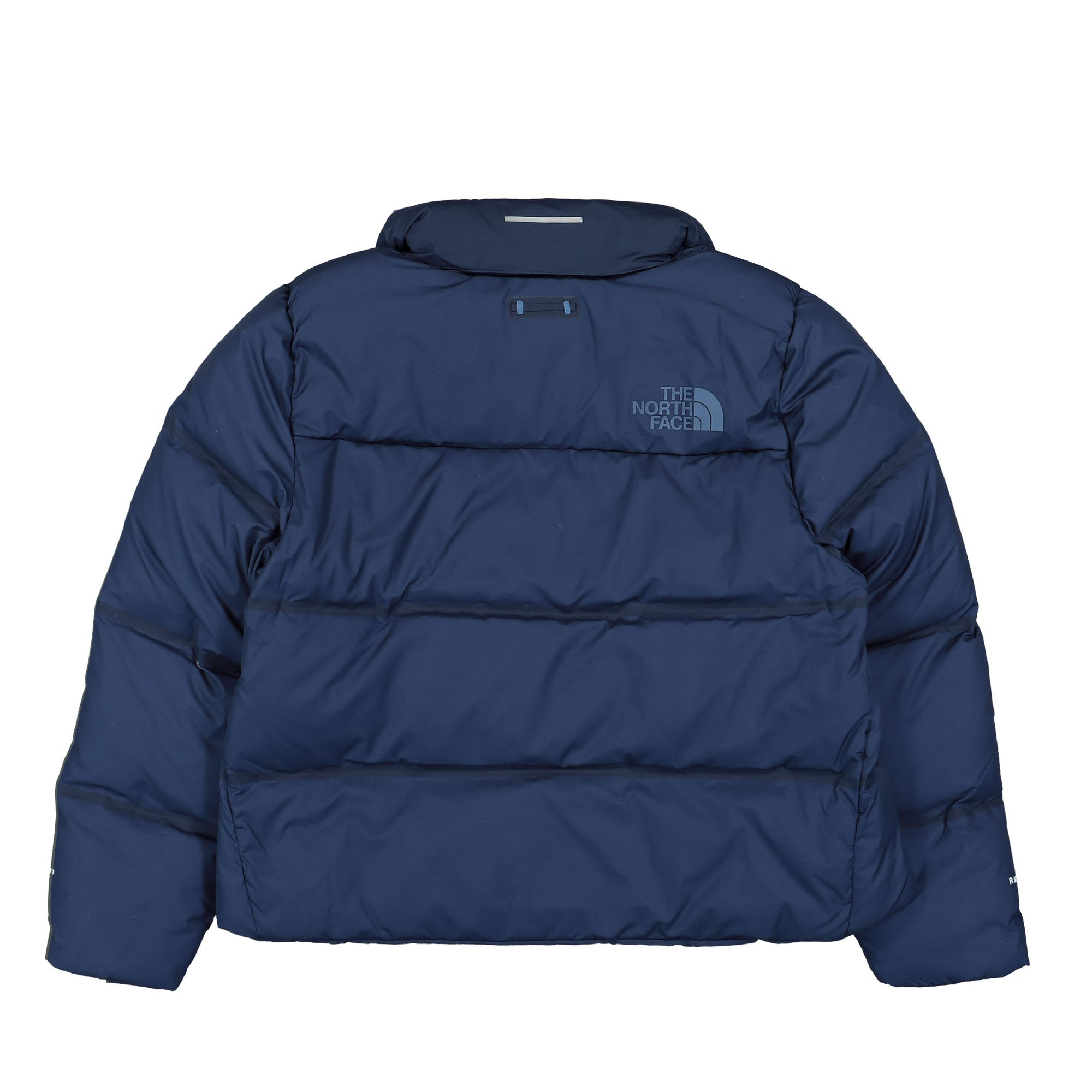 The North Face W Rmst Nuptse Jacket Summit Navy / Silver Reflective Puffer Jackets Close-up | Overkill