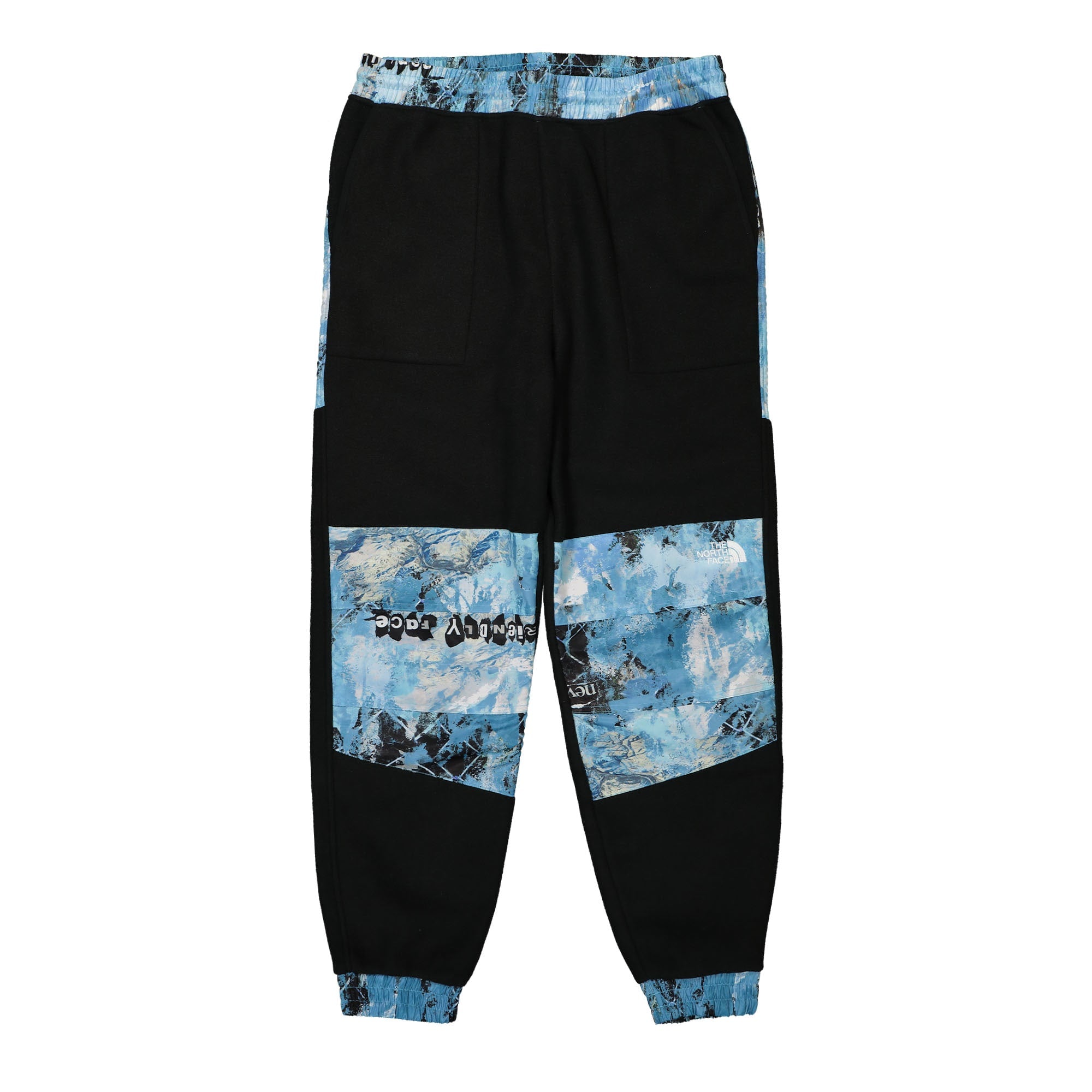 The North Face M Printed Denali Pant Black / Blue Sweat & Track Pants NF0A7WWC9C1 | Overkill