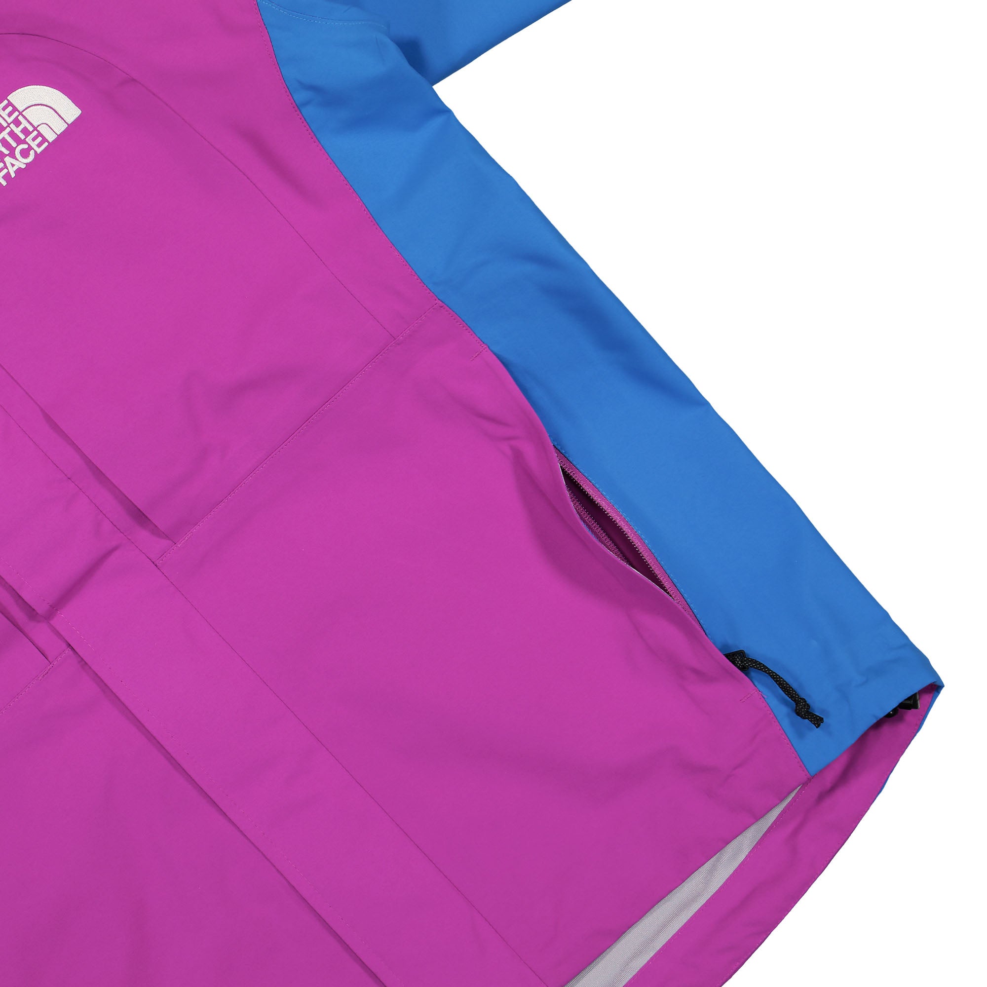 The North Face M 3L Dryvent Carduelis Jacket Purple Cactus Flower - LED Yellow - Super Sonic Blue Windbreaker Detailfoto | Overkill