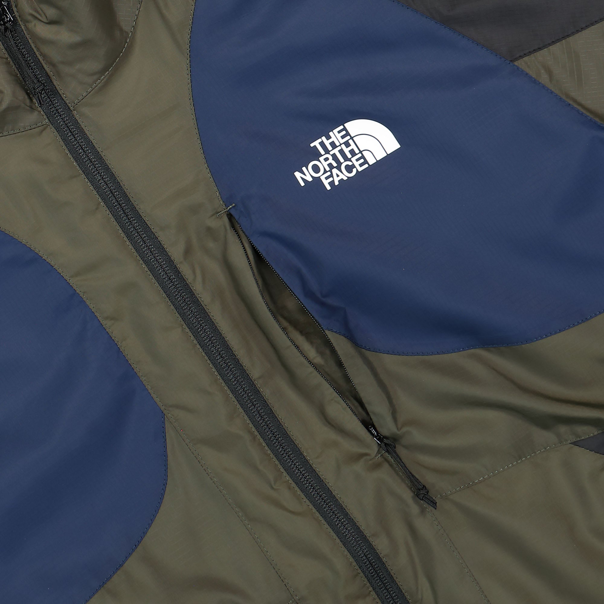 The North Face TNF X Jacket New Taupe Green-Summit Navy-TNF Black Track Jackets Detail view 1 | Overkill