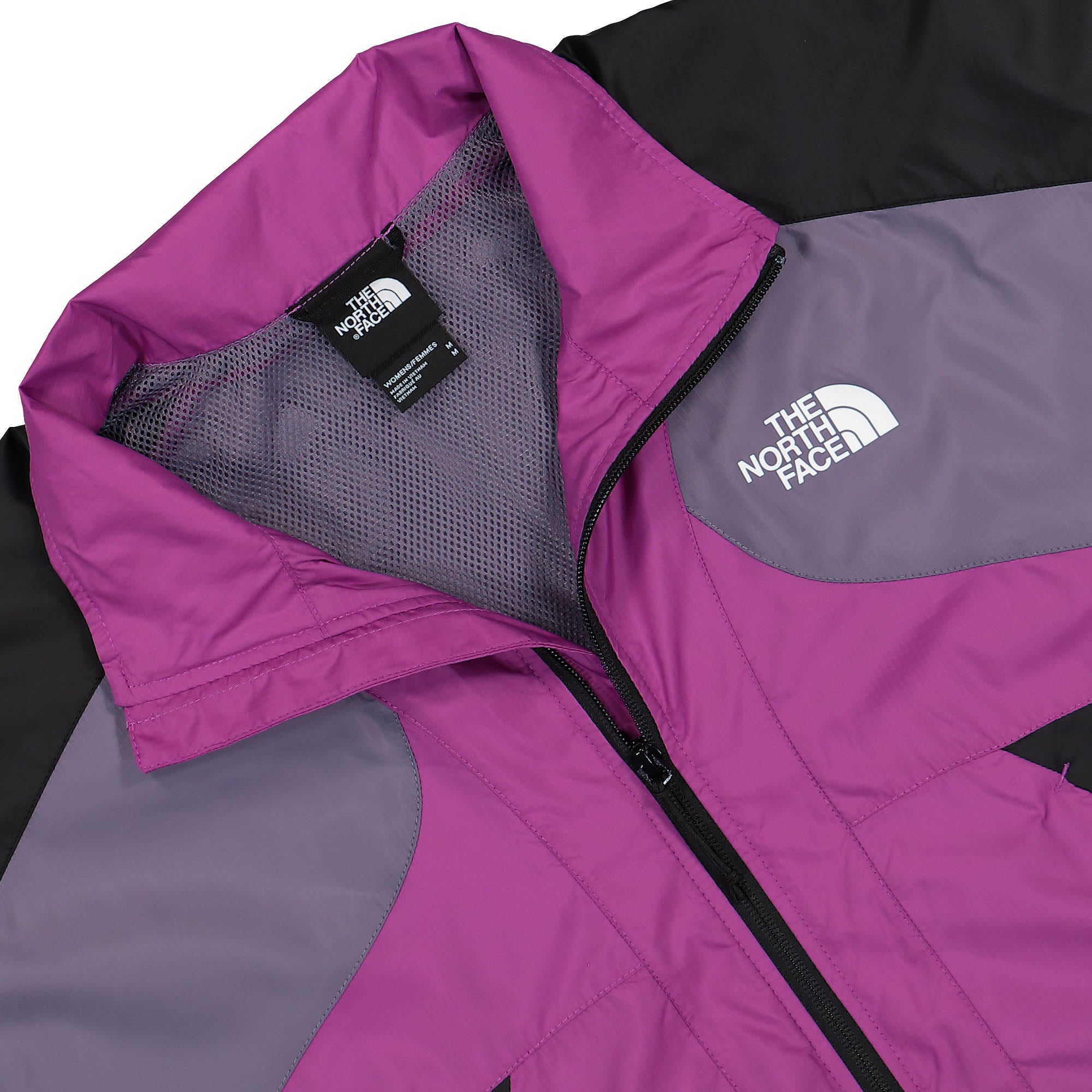 The North Face W TNF X Jacket Lunar Slate-Purple Cactus Flower Jackets Close-up | Overkill
