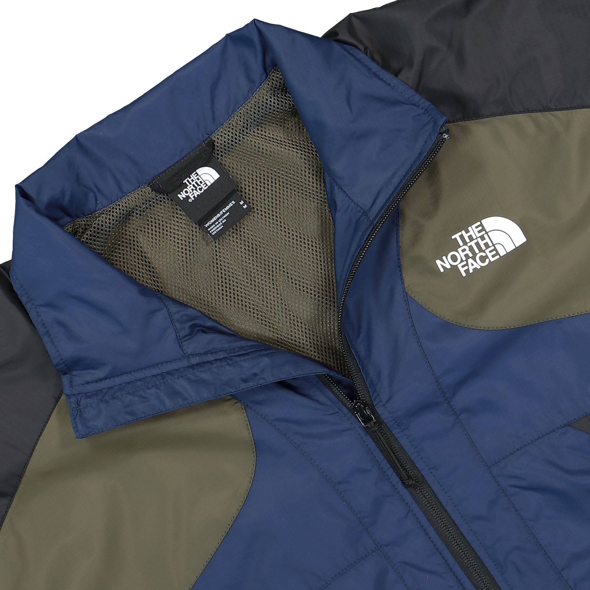 The North Face W TNF X Jacket New Taupe Green-Summit Navy Jackets Close-up | Overkill