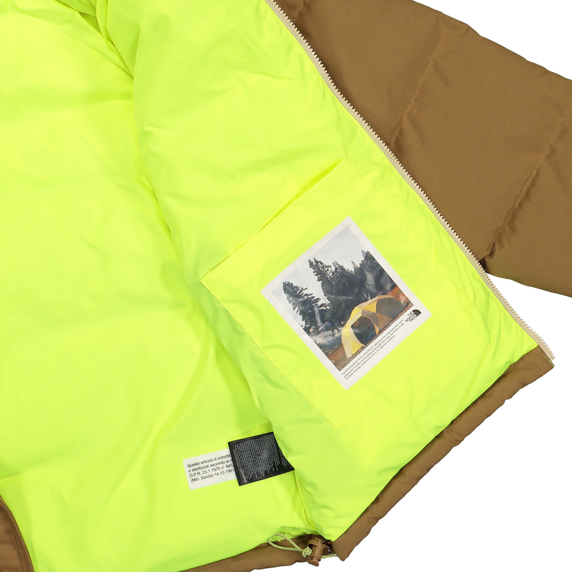 The North Face M 92 LFHT Nuptse Jacket Utility Brown-Grave Puffer Jackets Detail view 2 | Overkill
