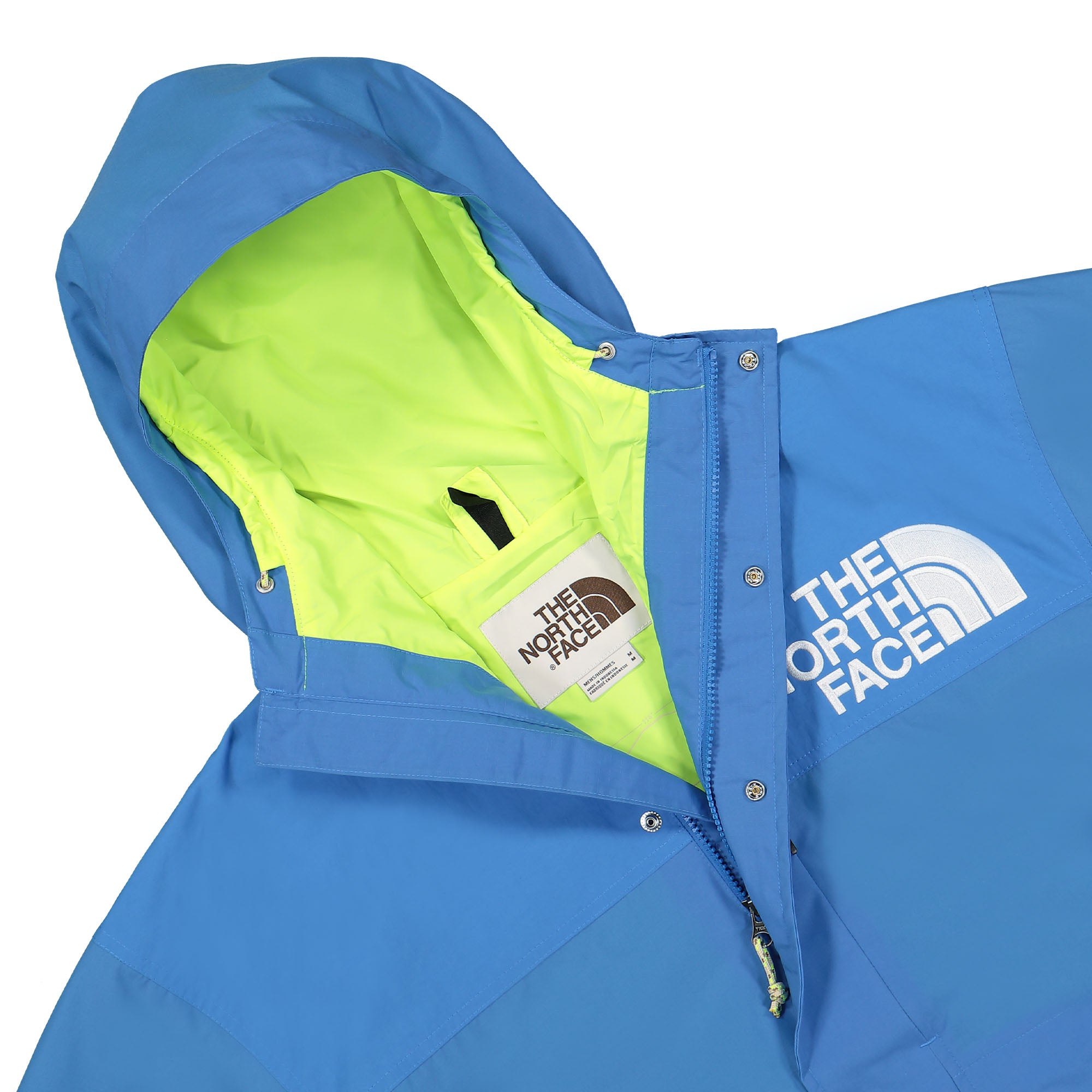The North Face M 86 Low-Fi Hi-Tek Mountain Jacket Super Sonic Blue Jackets Close-up | Overkill