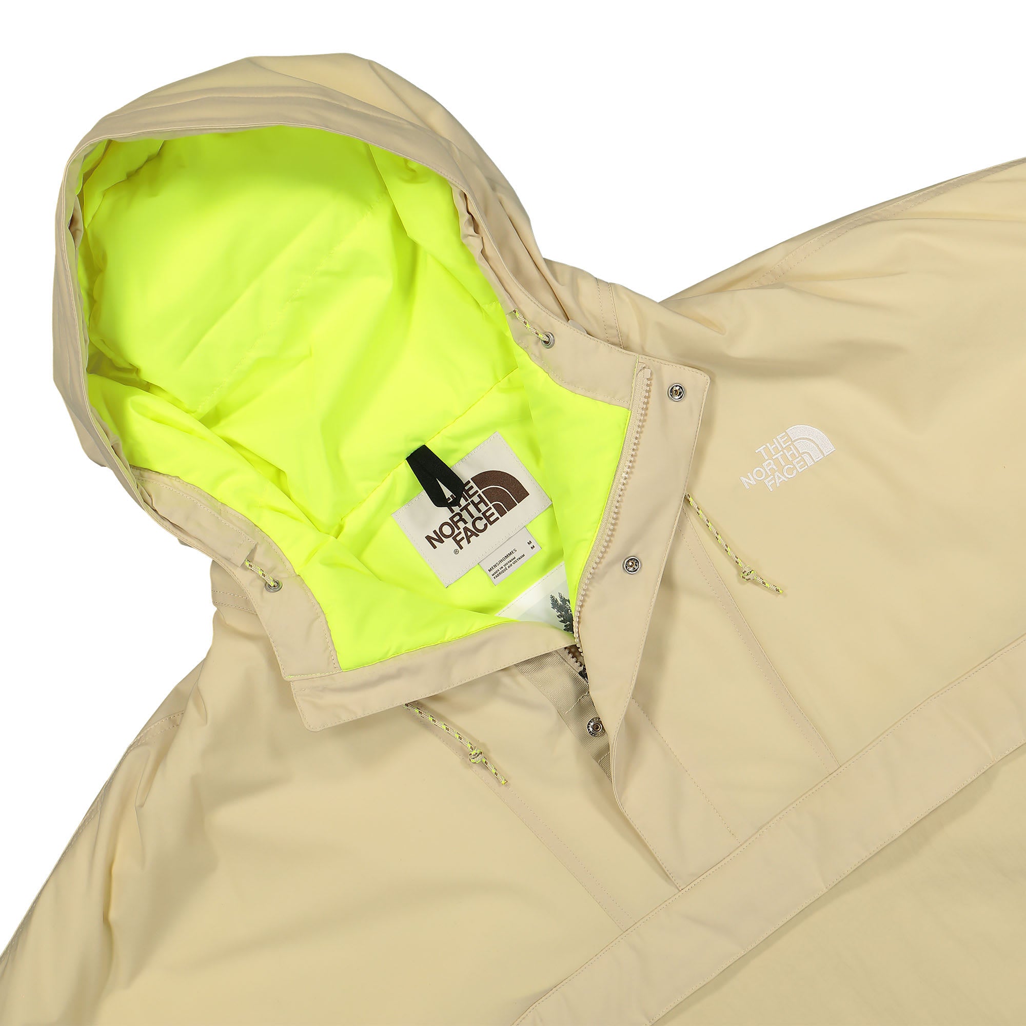 The North Face 78 LOW-FI HI-TEK Windjammer Jacket Gravel Puffer Jackets Close-up | Overkill