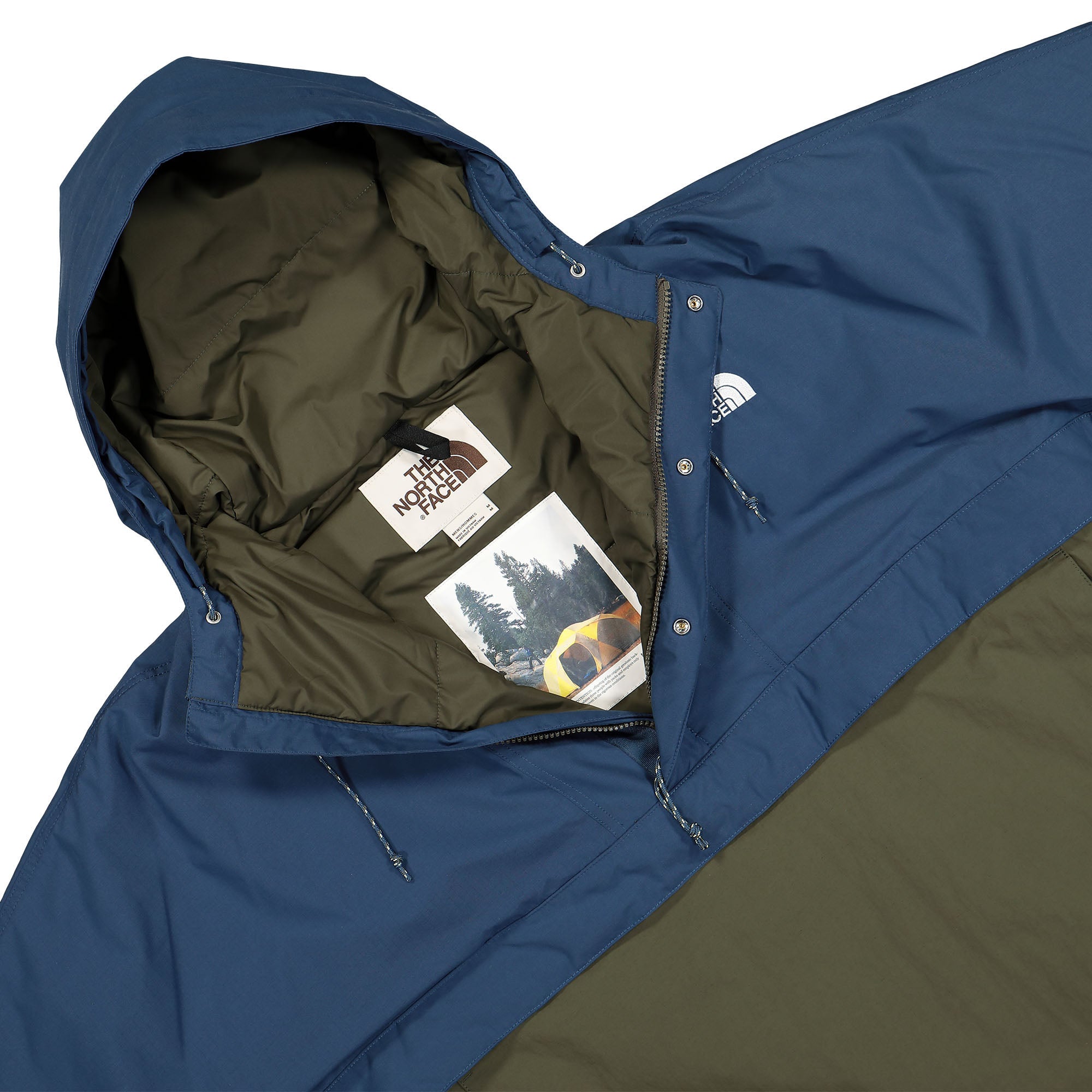 The North Face M 78 LOW-FI HI-TEK Windjammer Jacket Blue / Green Jackets Detail view 2 | Overkill