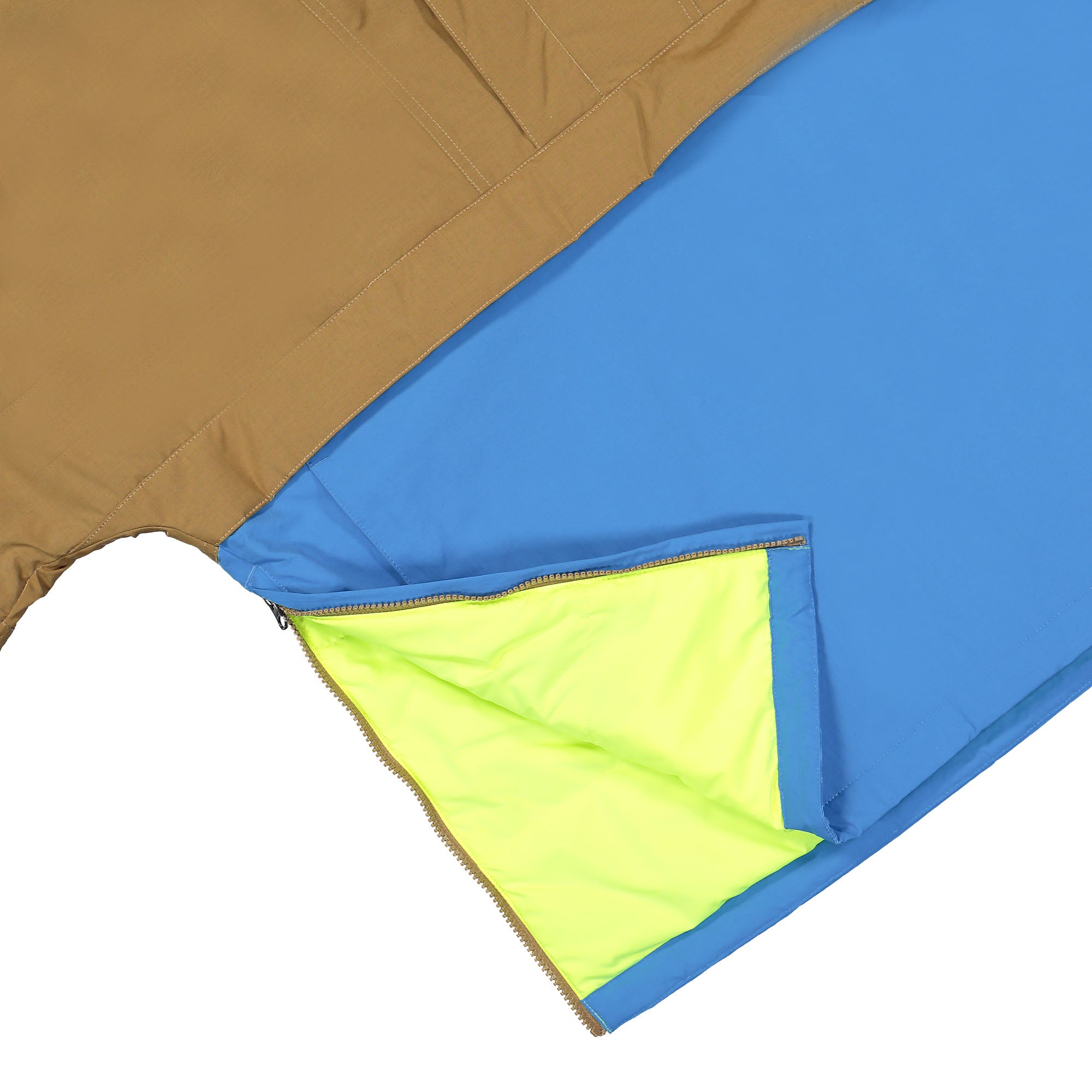 The North Face M 78 Low-Fi Hi-Tek Windjammer Jacket Utility Brown - Super Sonic Blue Jackets Detail view 2 | Overkill