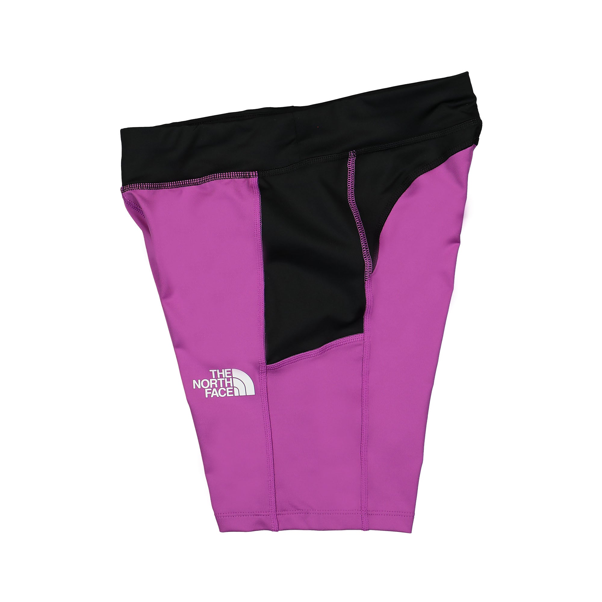The North Face W Poly Knit Shorts Purple / TNF Black Shorts Close-up | Overkill