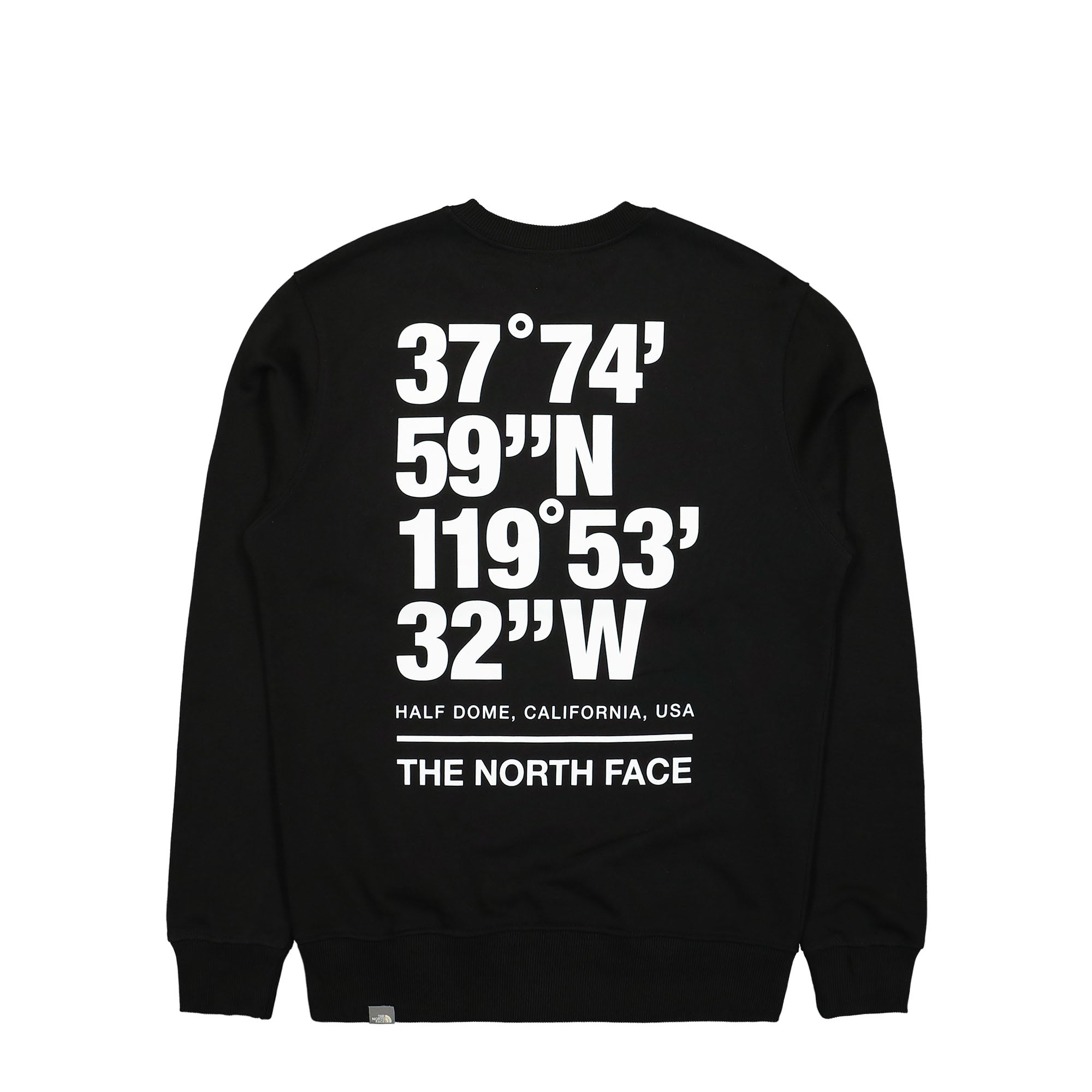 The North Face M Coordinates Crew Sweater Black Sweatshirts Close-up | Overkill