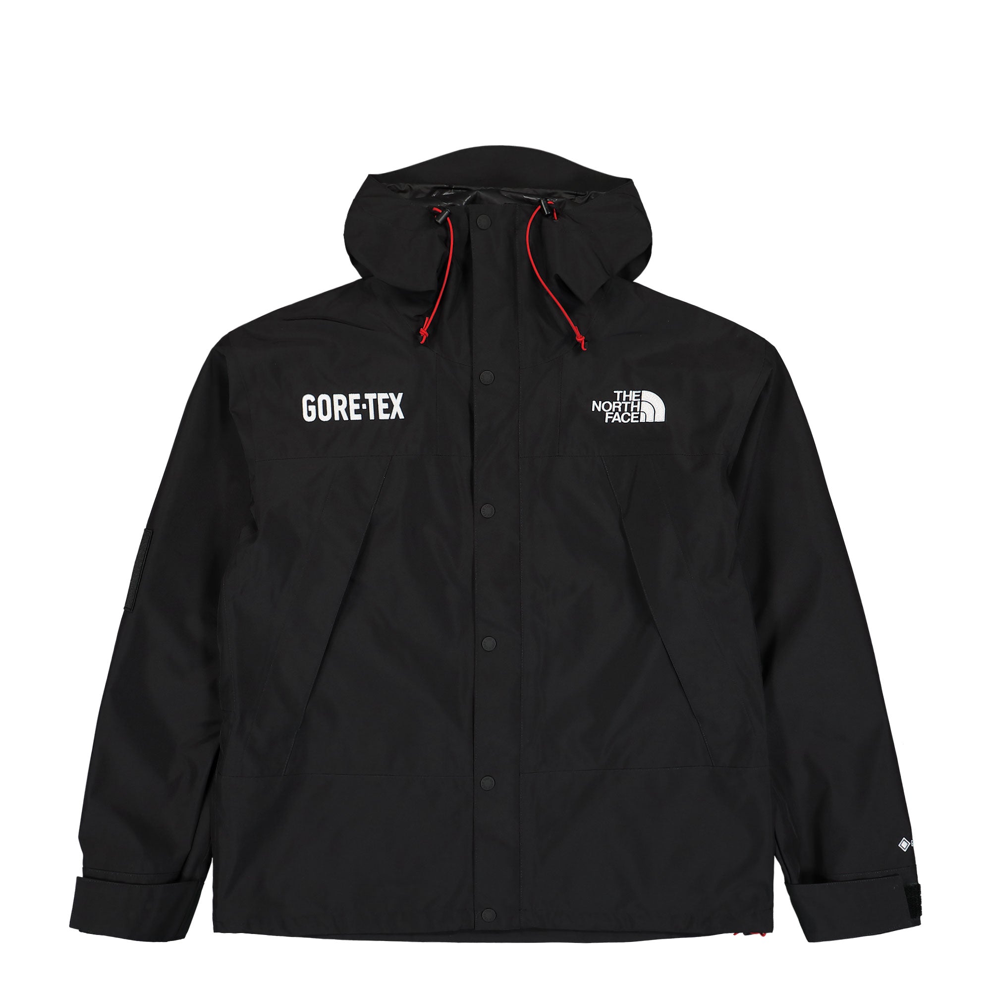 The North Face GTX Mountain Jacket TNF Black / TNF Black / TNF Red Windbreaker NF0A831M57Y1 | Overkill