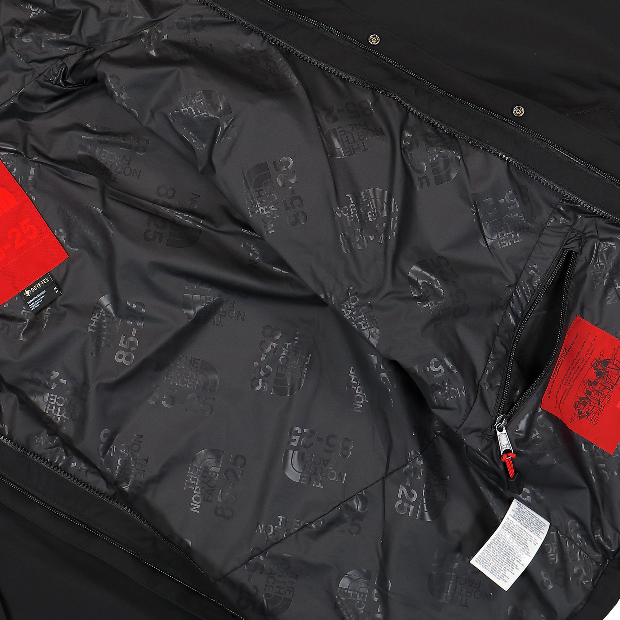 The North Face GTX Mountain Jacket TNF Black / TNF Black / TNF Red Windbreaker Detail view 1 | Overkill