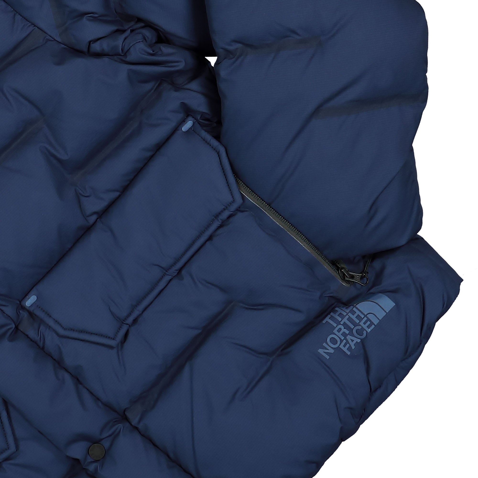 The North Face Rmst Sierra Parka Summit Navy / Silver Reflective Puffer Jackets Detailfoto | Overkill